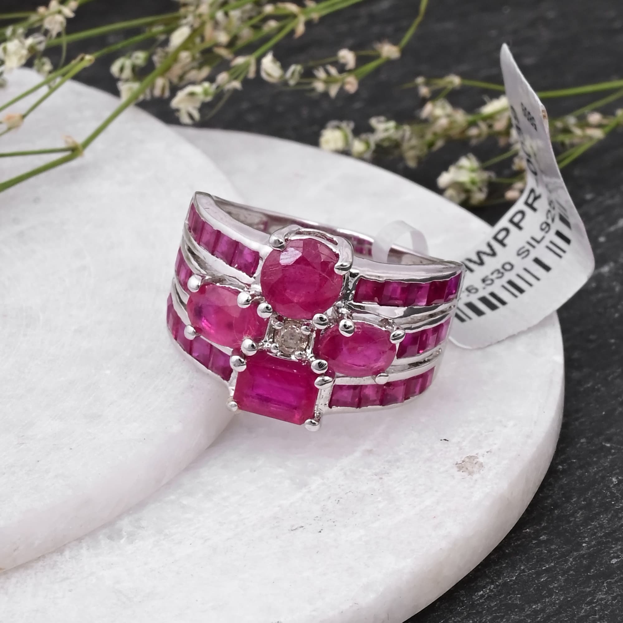 Imperial Ruby Crown Ring