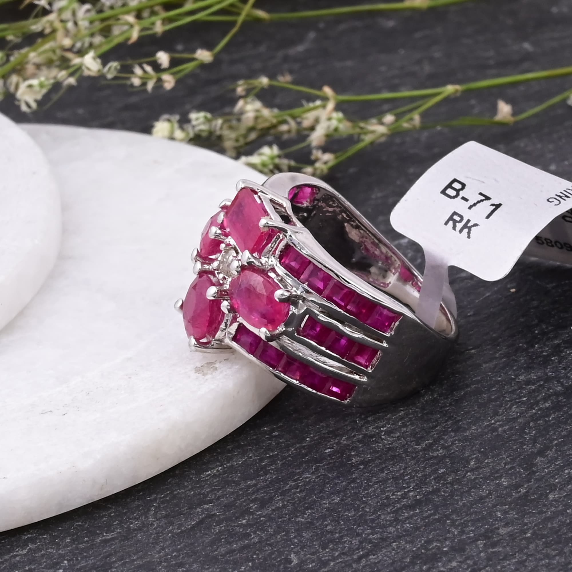 Imperial Ruby Crown Ring