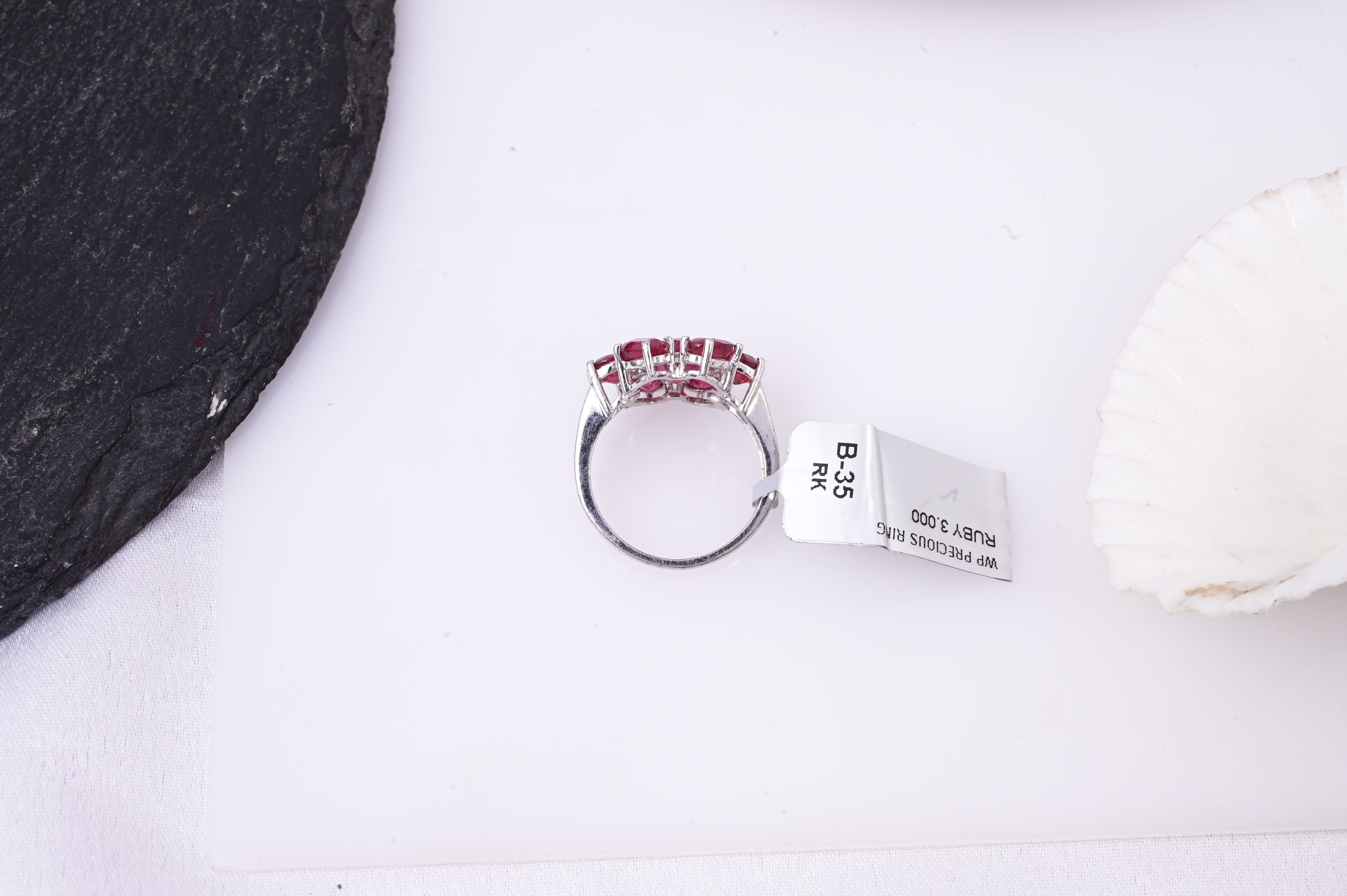 Ruby Starburst Ring