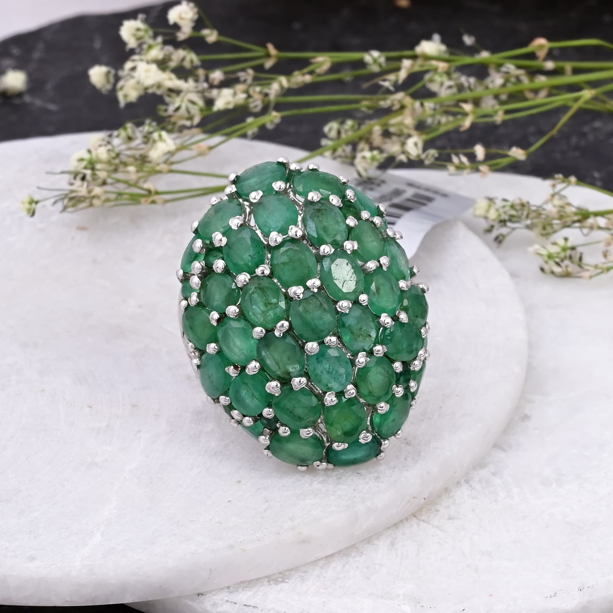 Emerald Majesty Dome Ring