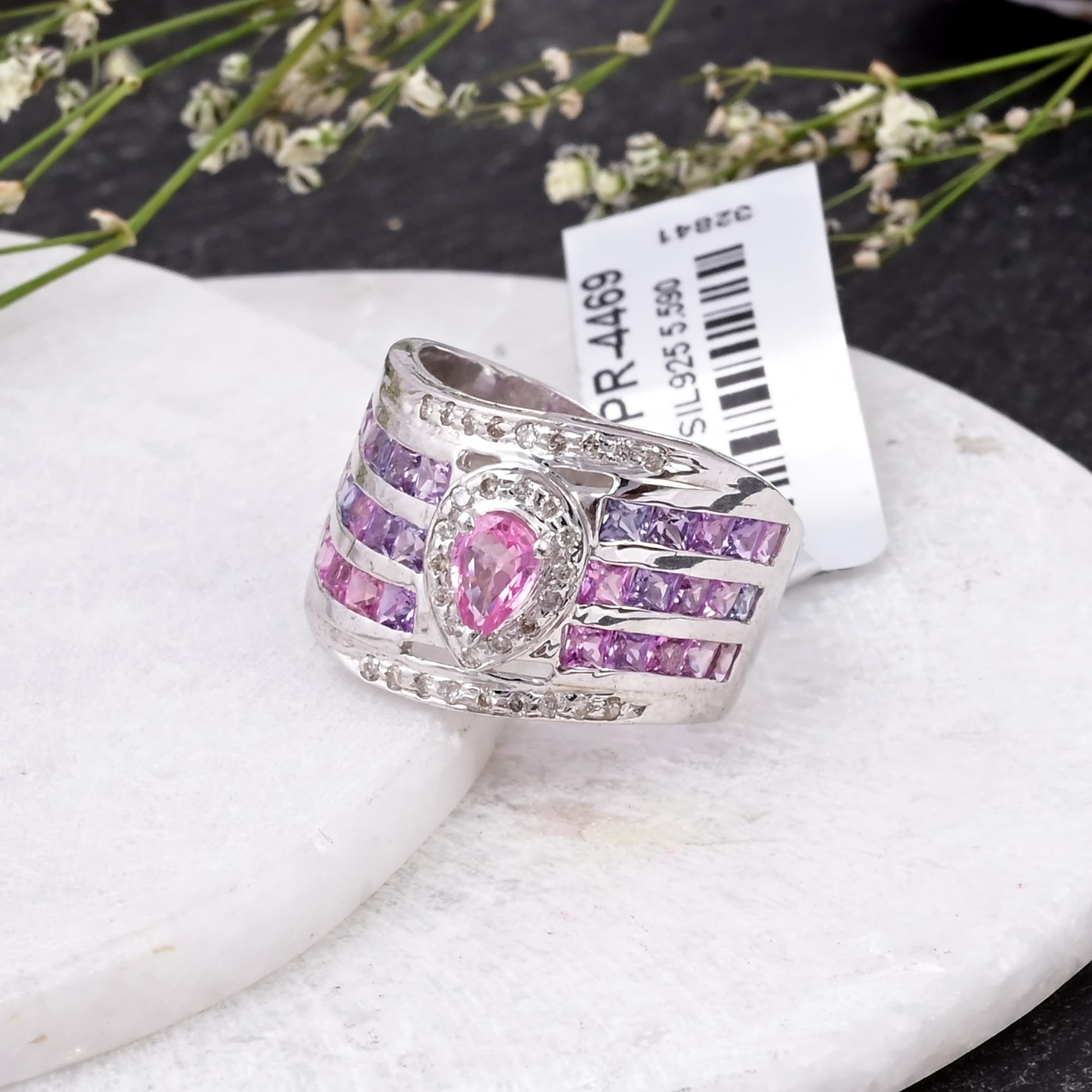 Twilight Sapphire Elegance Ring