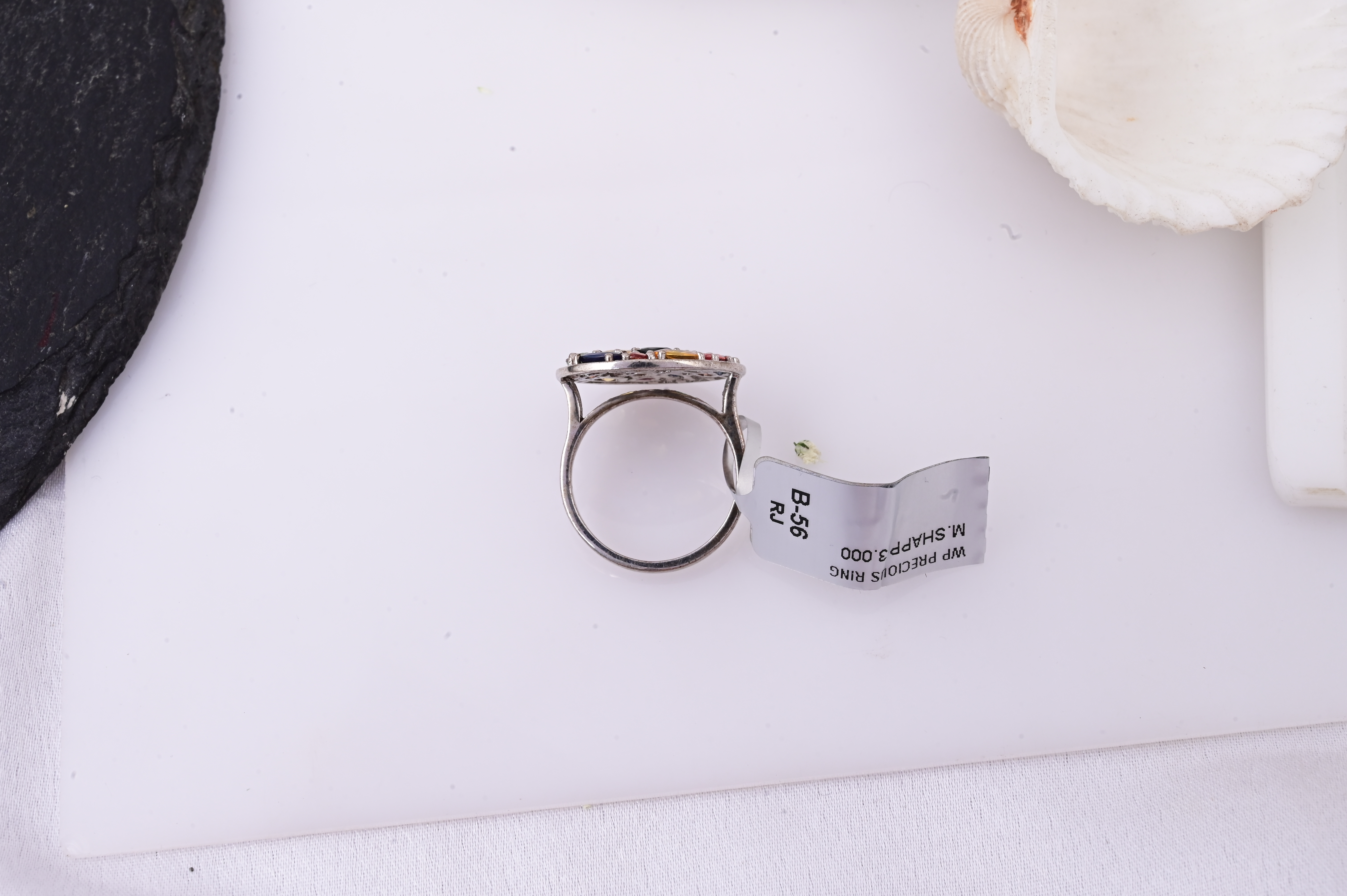 Mosaic Harmony Multi Sapphire Ring