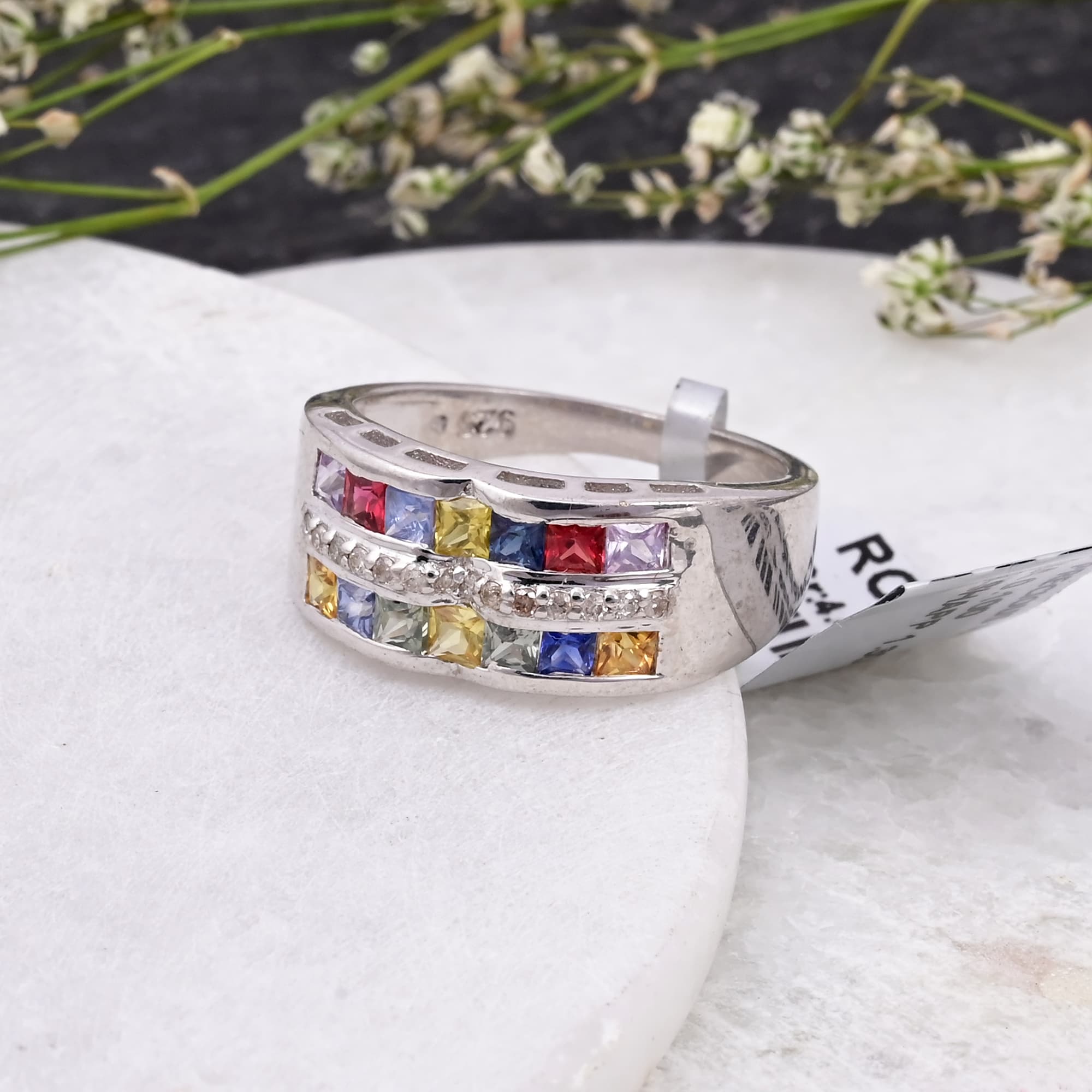 Spectrum Royale Multi Sapphire Ring
