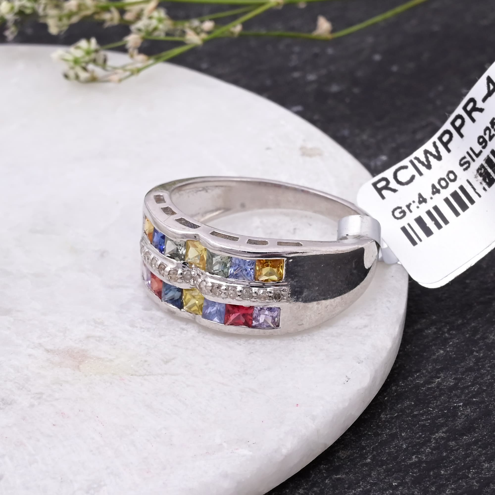 Spectrum Royale Multi Sapphire Ring