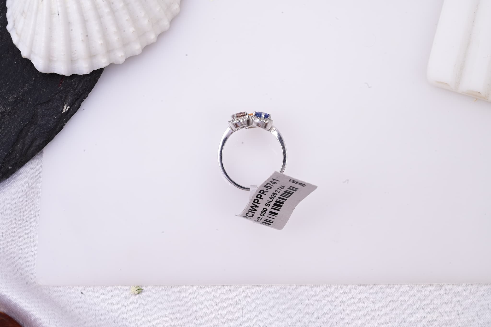 Celestial Sapphire Diamond Trio Ring