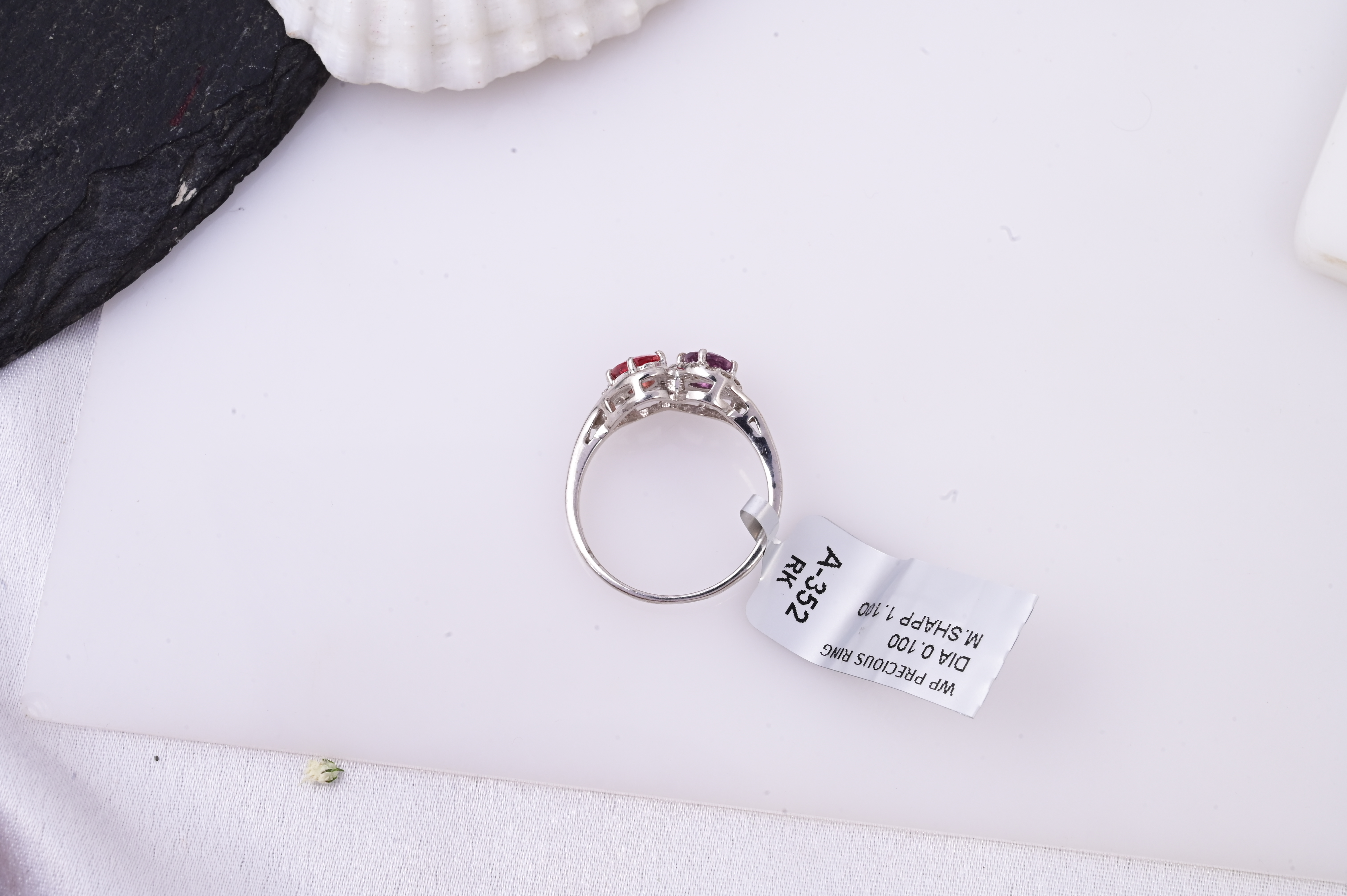 Harmony Dual Sapphire Diamond Ring