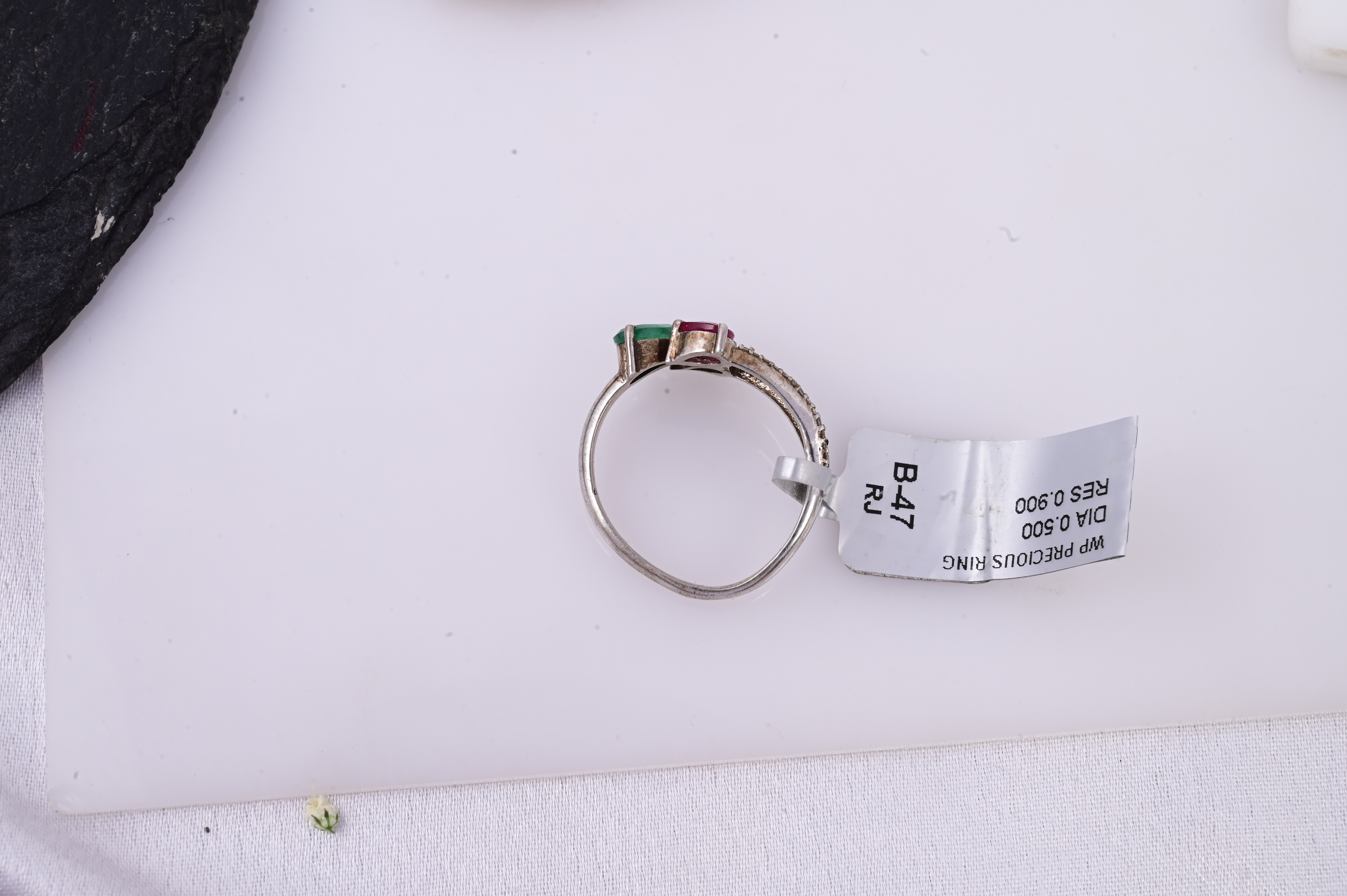 Trinity Harmony Gemstone Ring