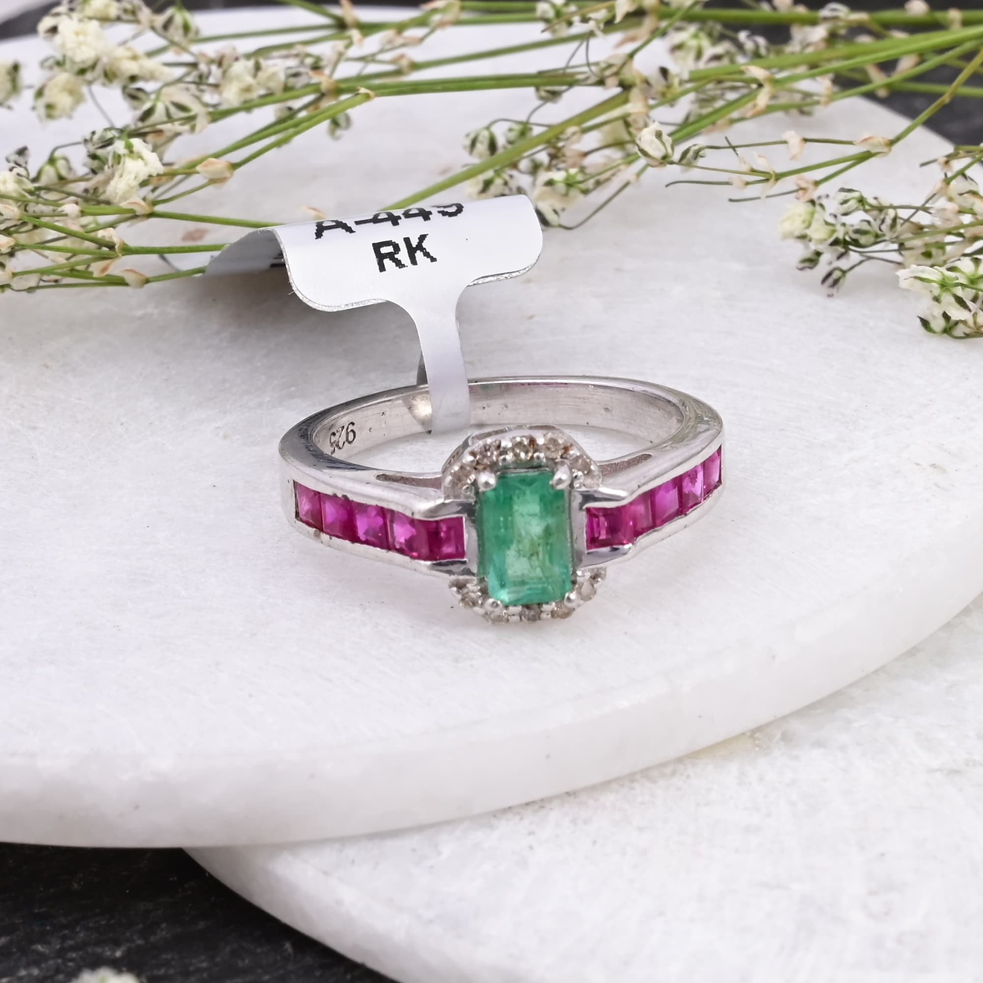 Royal Harmony Emerald & Ruby Ring