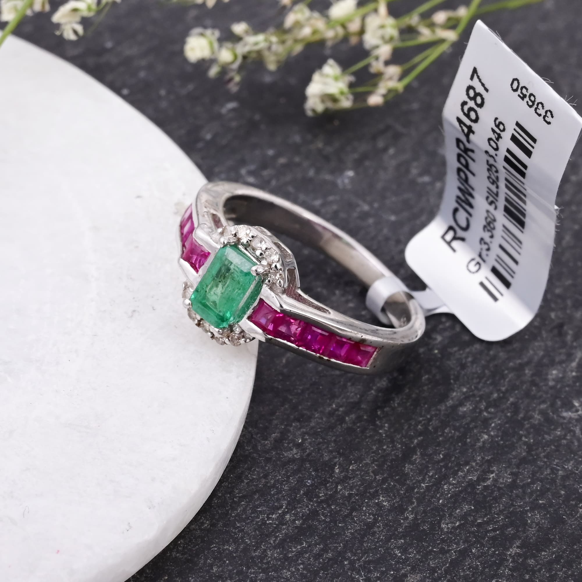 Royal Harmony Emerald & Ruby Ring