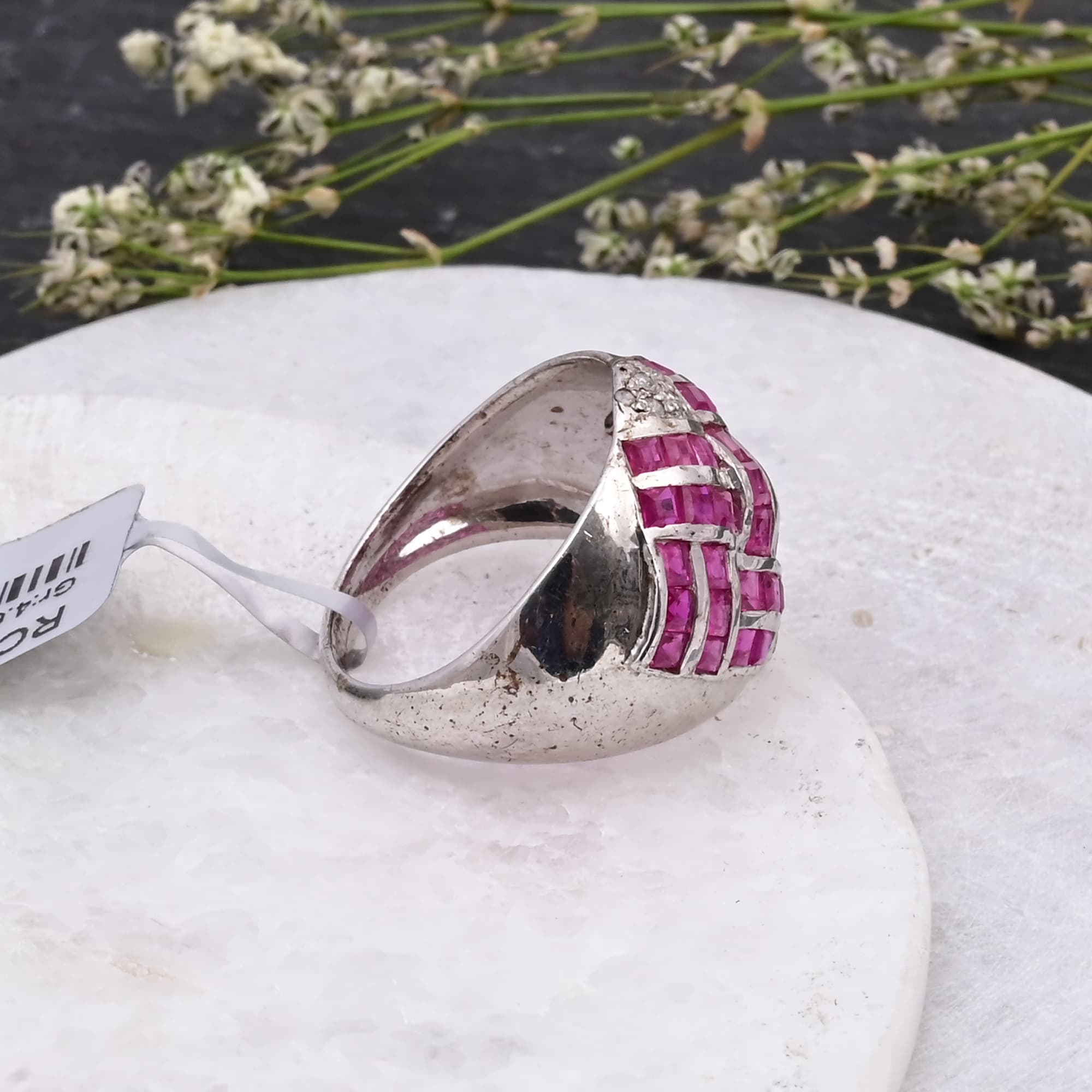 Royal Mosaic Ruby Ring