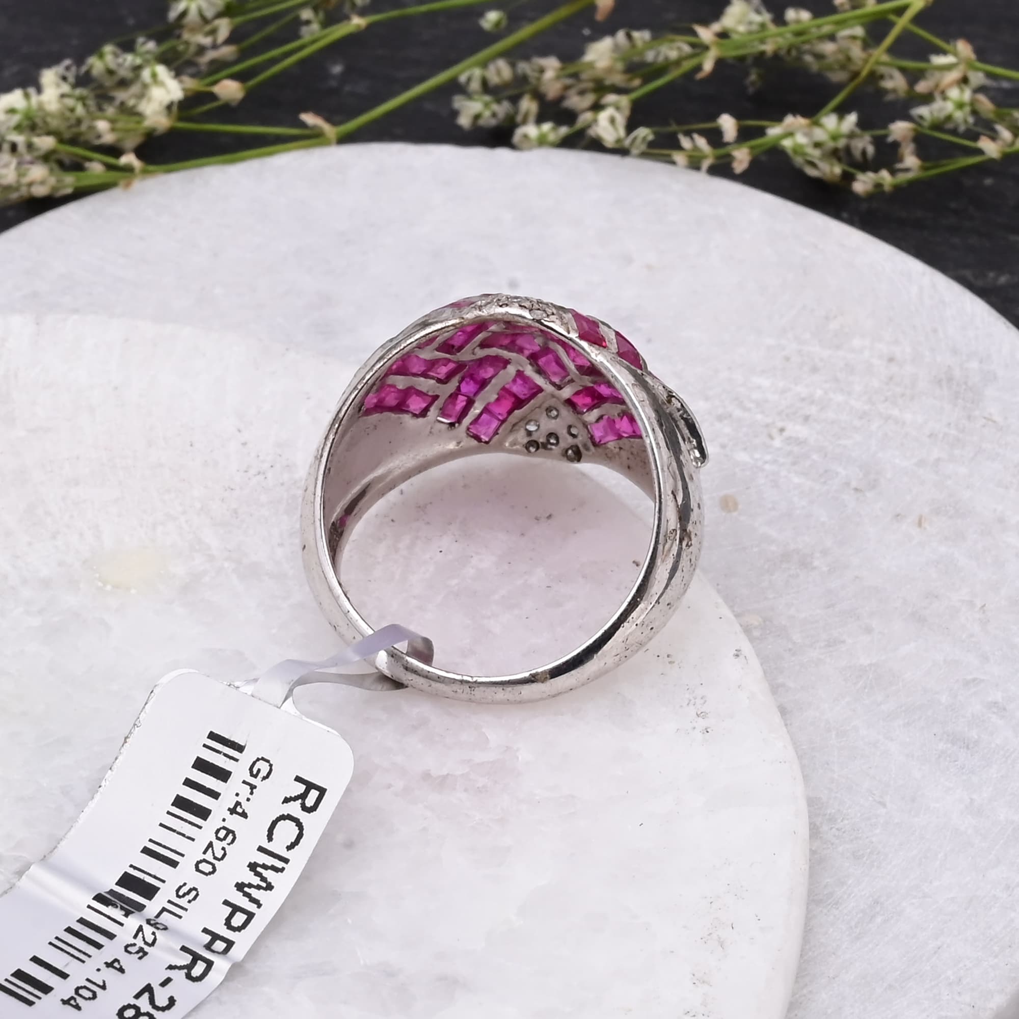 Royal Mosaic Ruby Ring