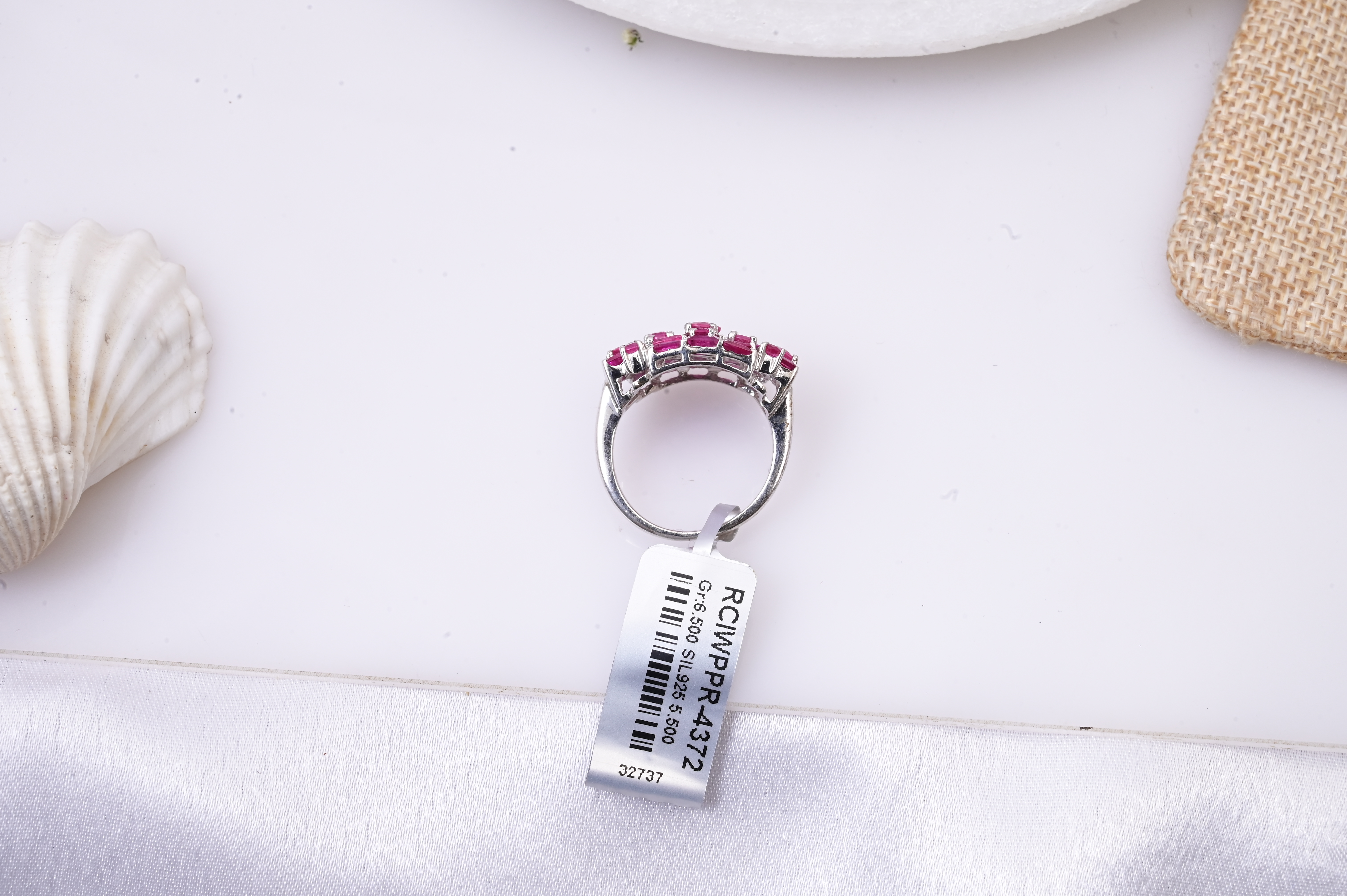 Royal Ruby Mosaic Ring