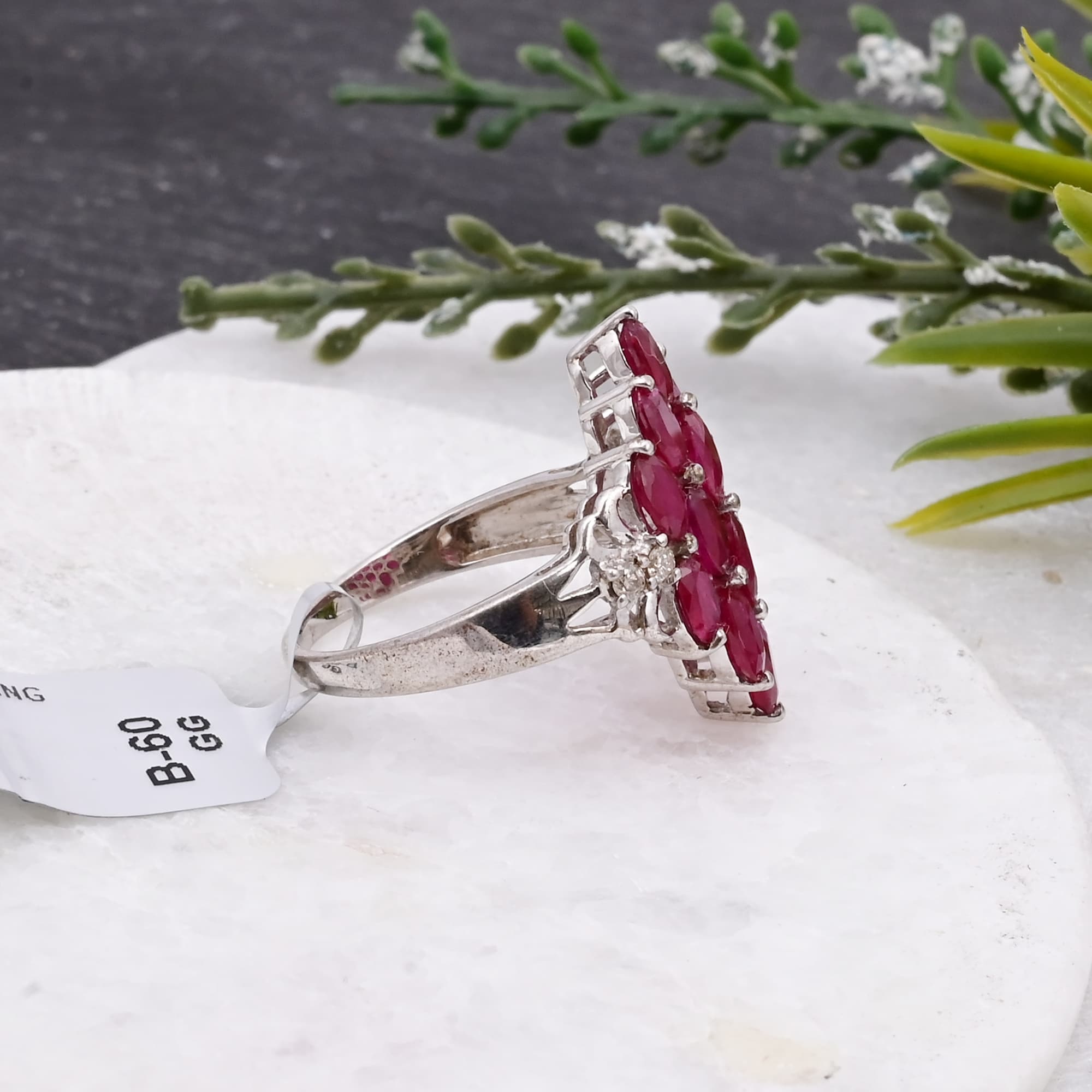 Crimson Marquis Ruby Ring