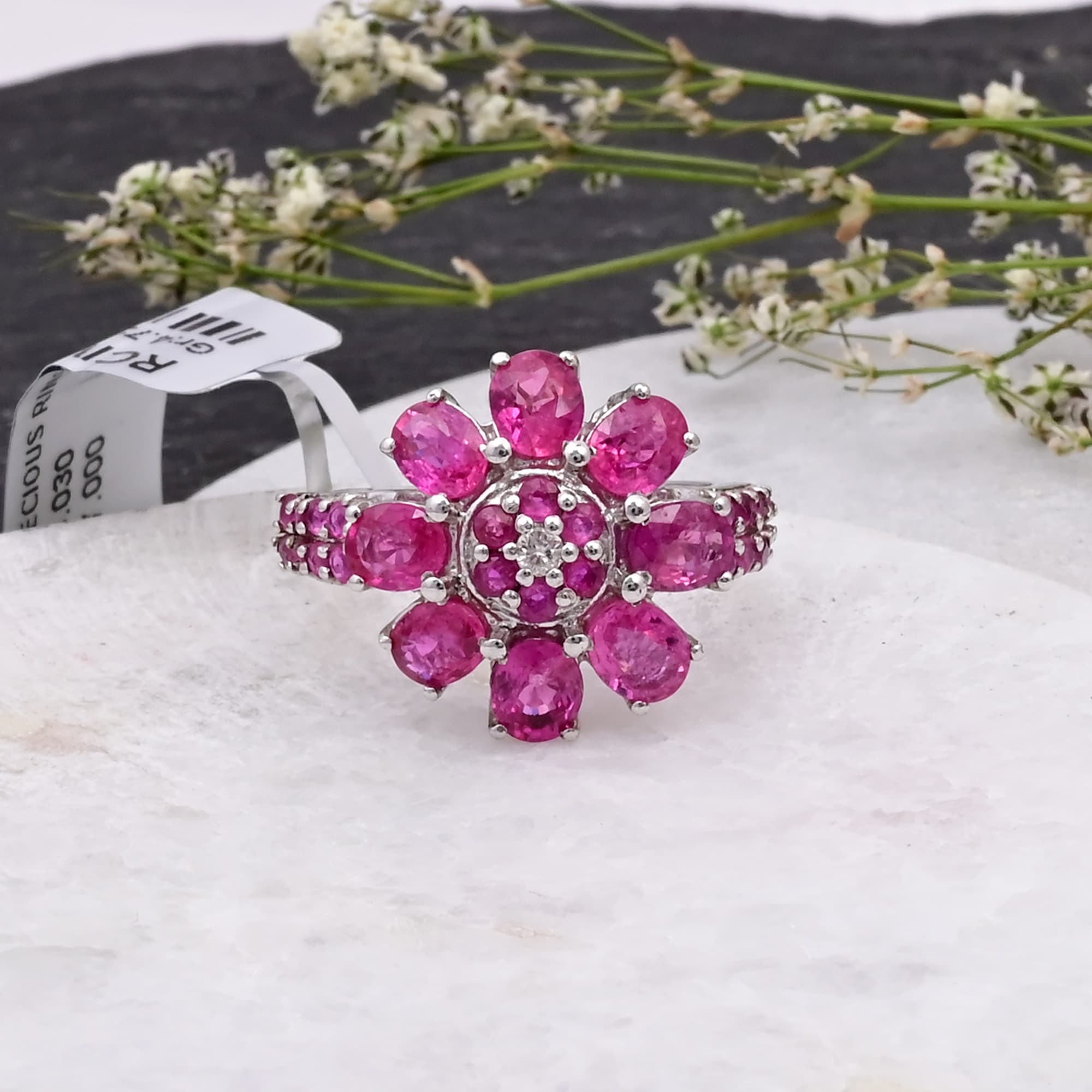 Royal Ruby Bloom Ring