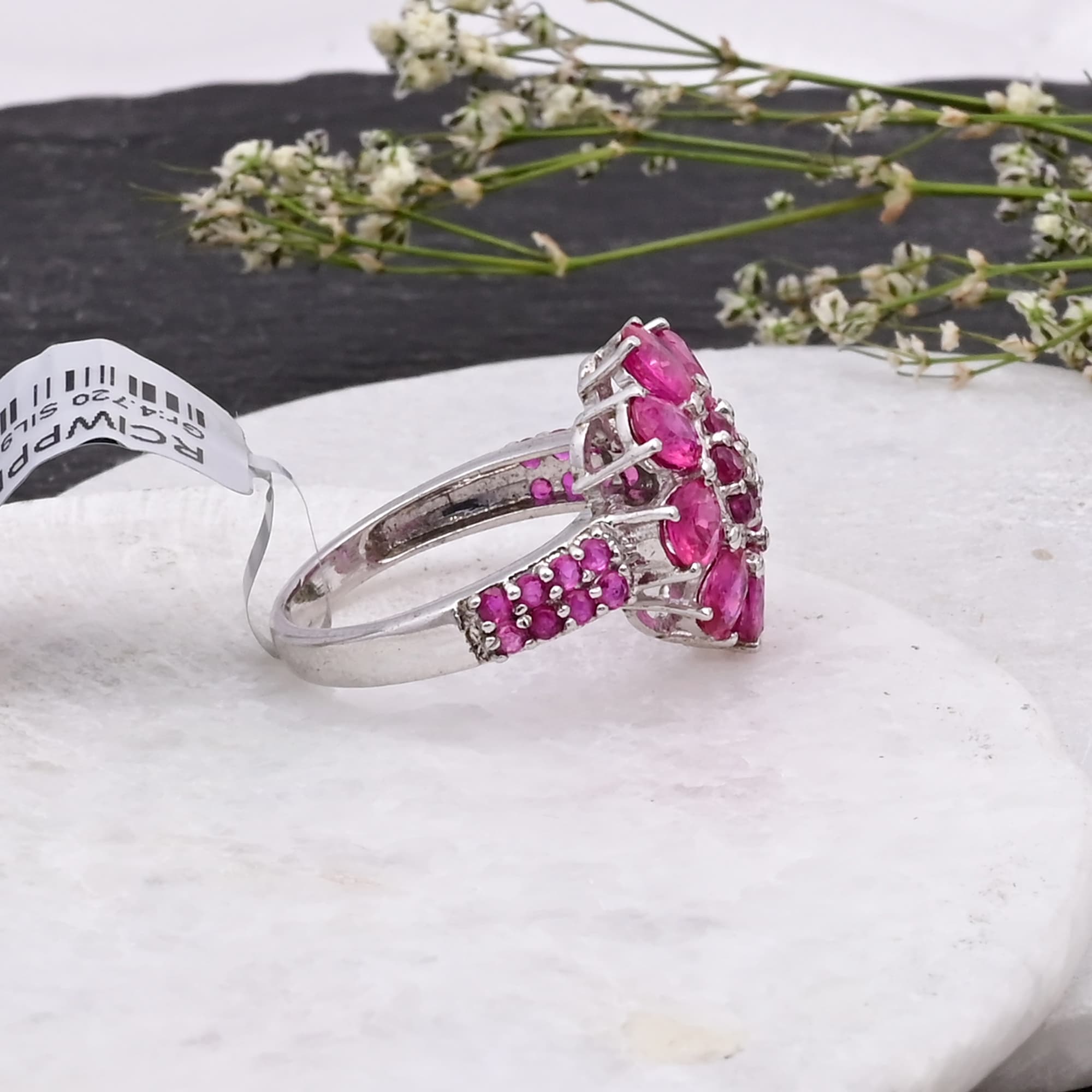 Royal Ruby Bloom Ring
