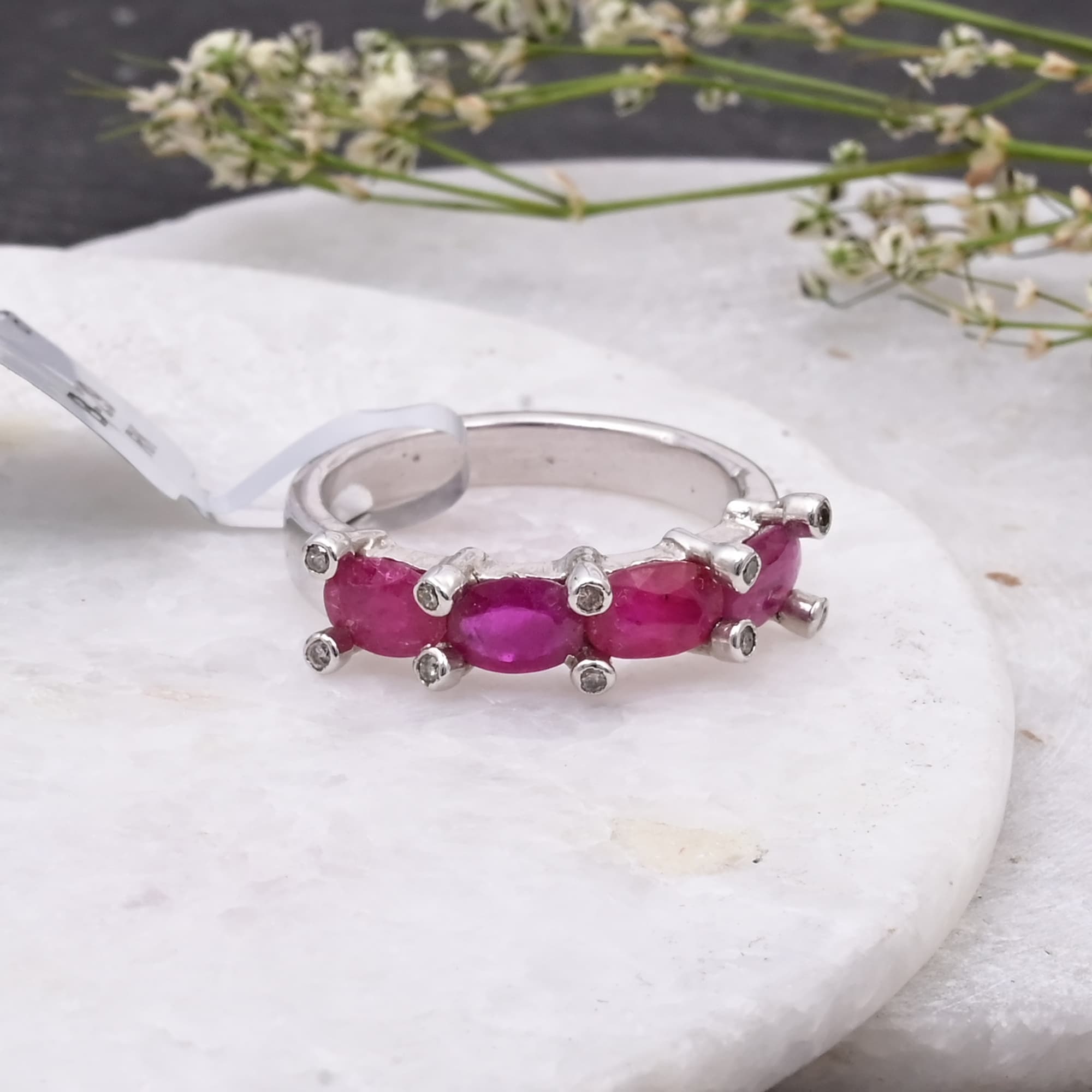 Ruby Harmony Band Ring