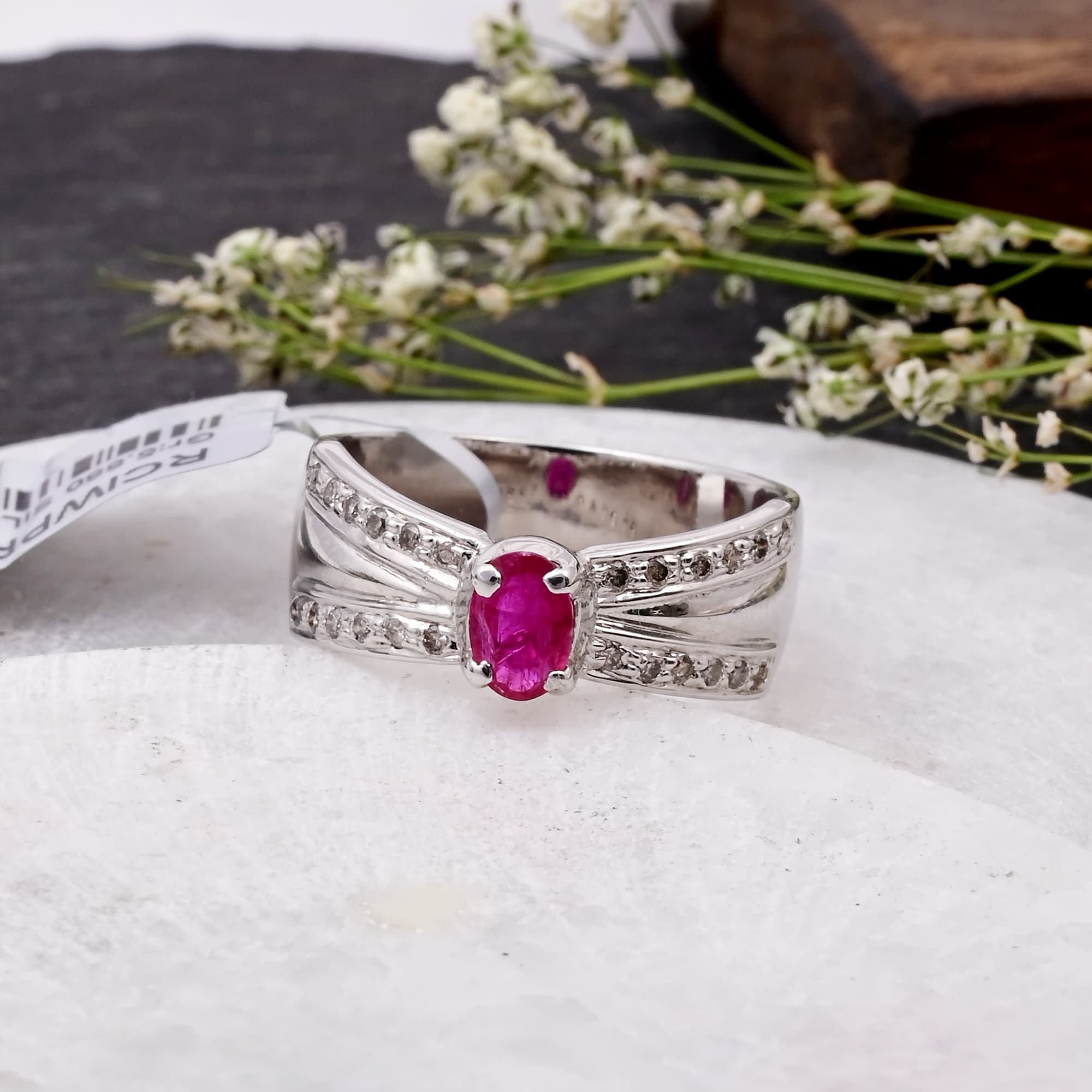 Ruby Grace Solitaire Ring