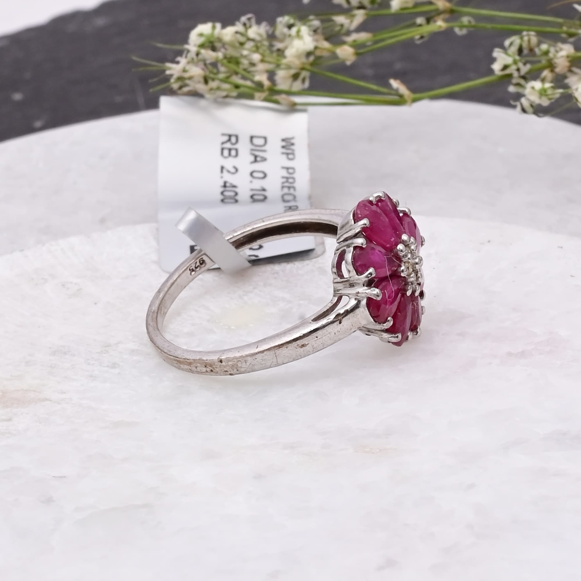 Ruby Petal Bloom Ring