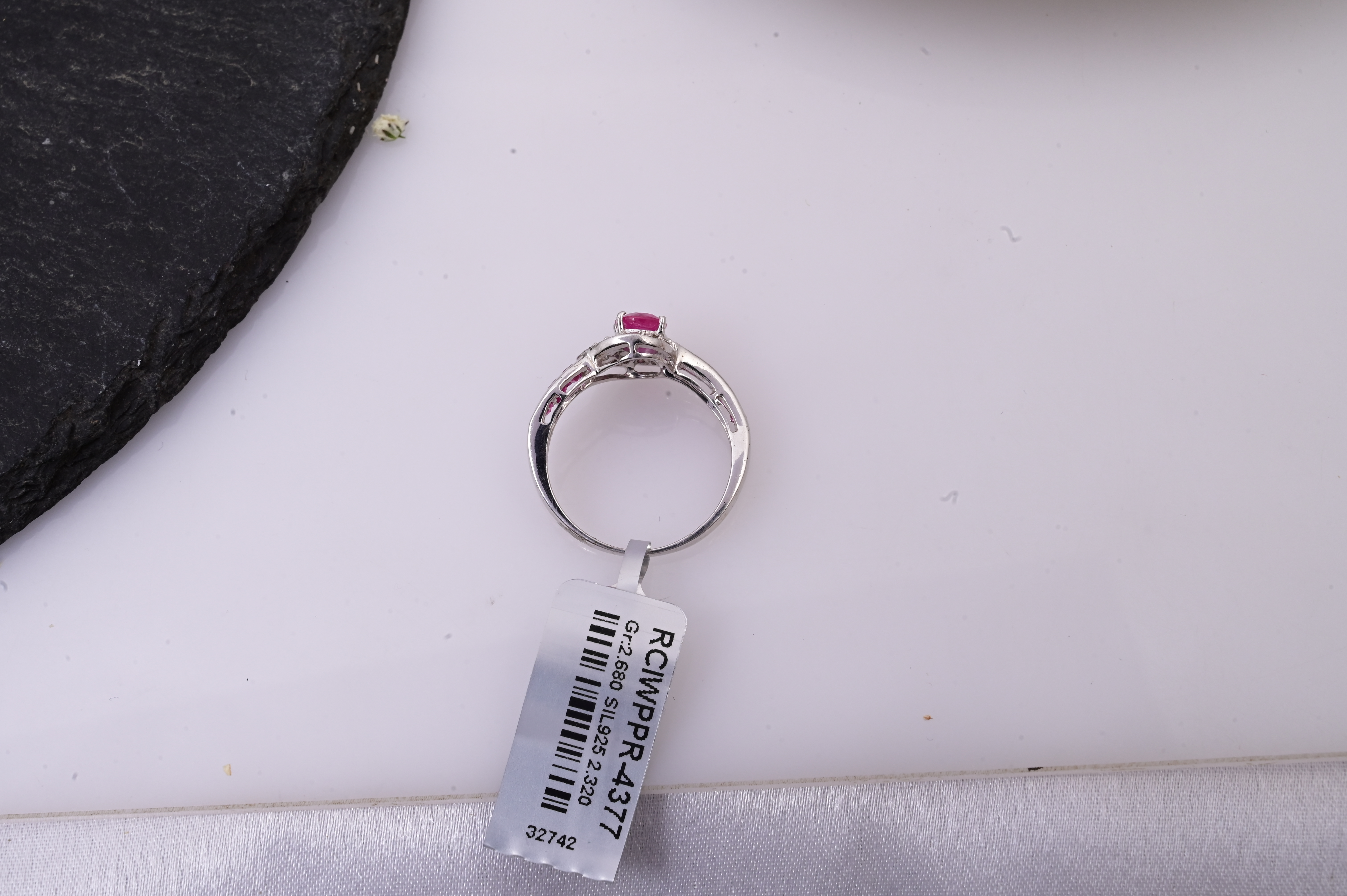 Ruby Halo Grace Ring