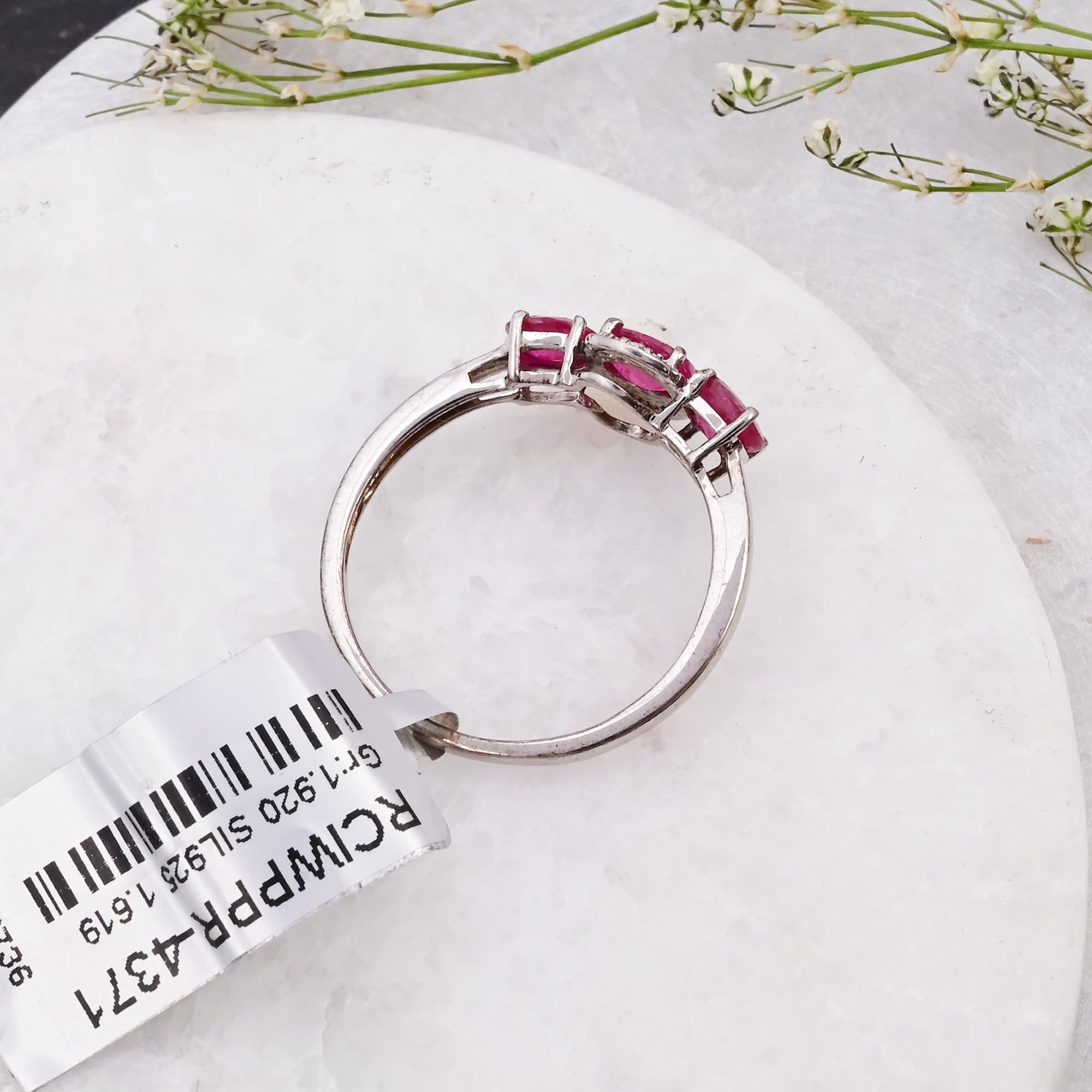 Ruby Trio Elegance Ring