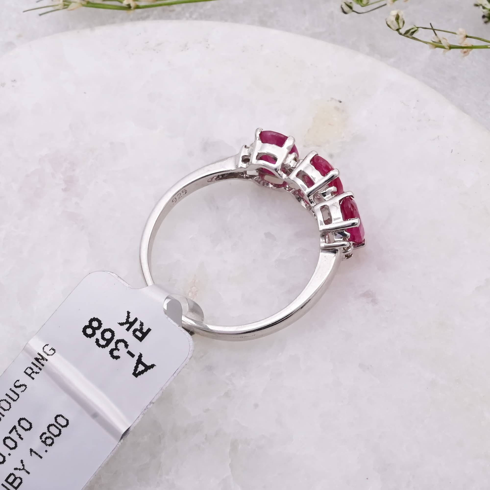 Ruby Trinity Classic Ring