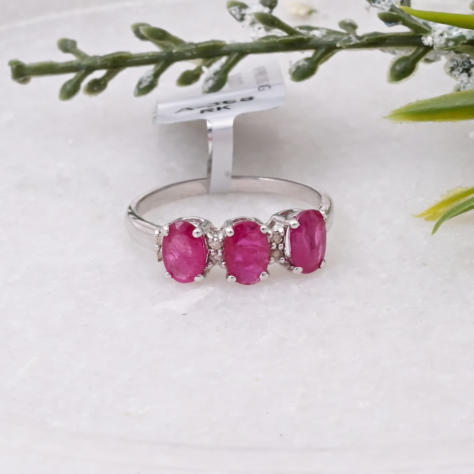 Ruby Trinity Classic Ring