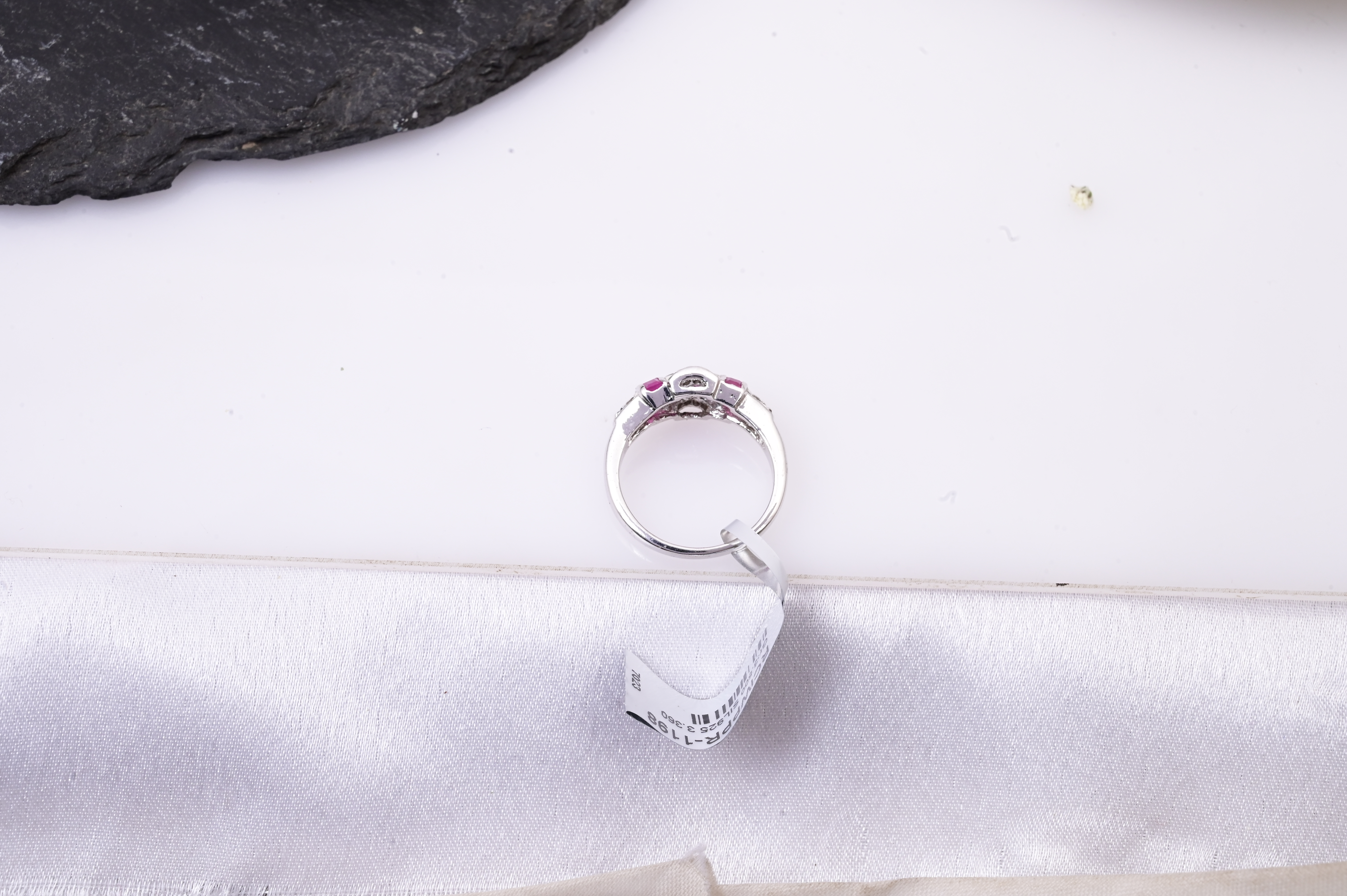 Ruby Geometric Elegance Ring