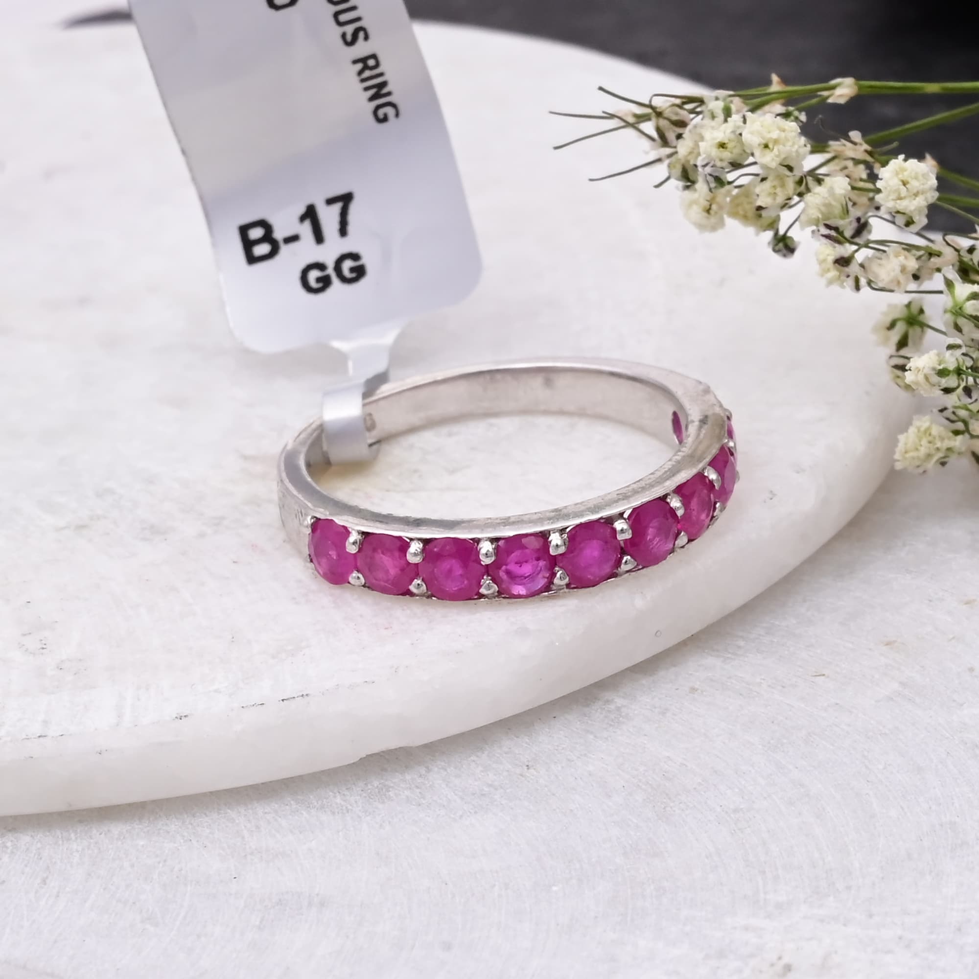 Ruby Eternity Band Ring