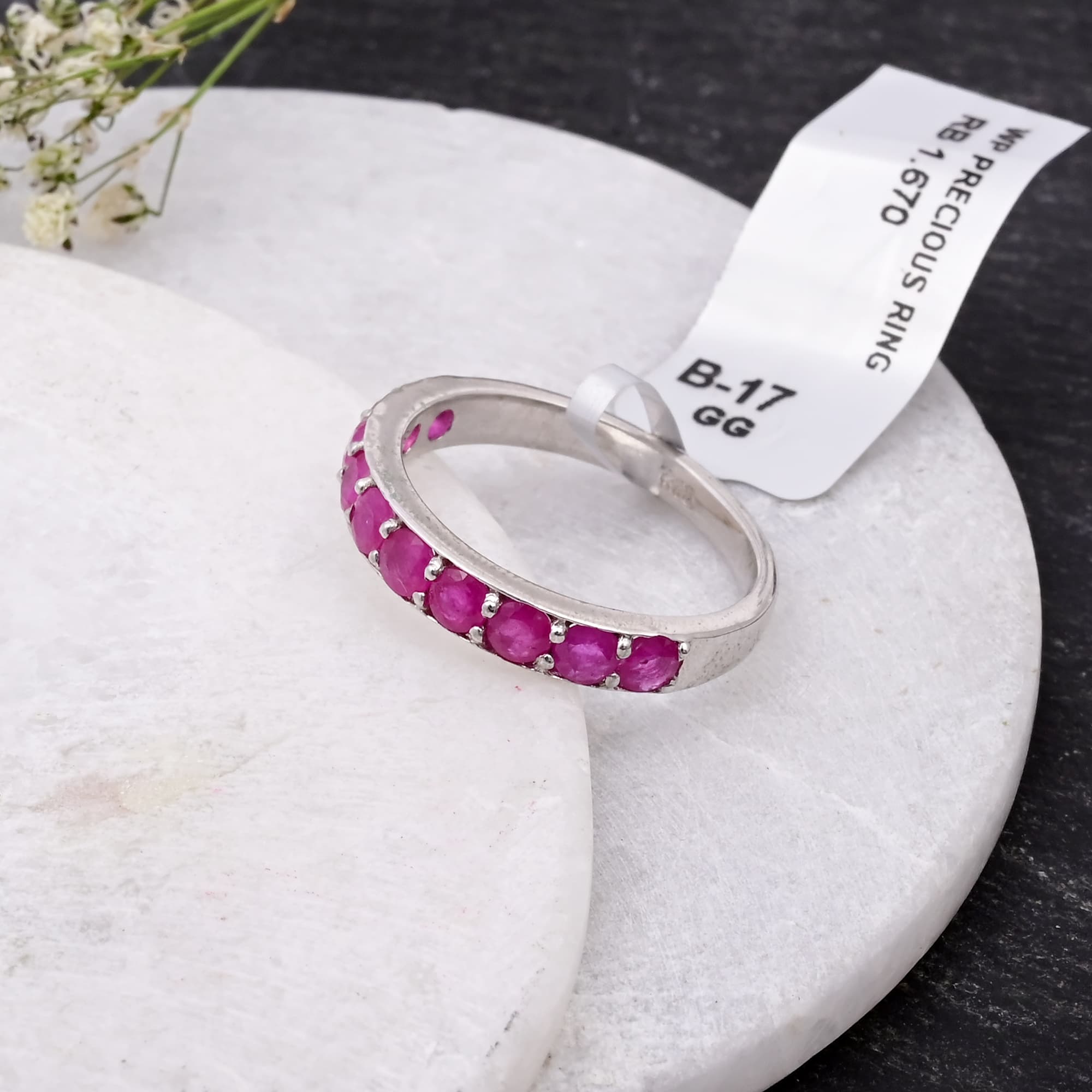 Ruby Eternity Band Ring
