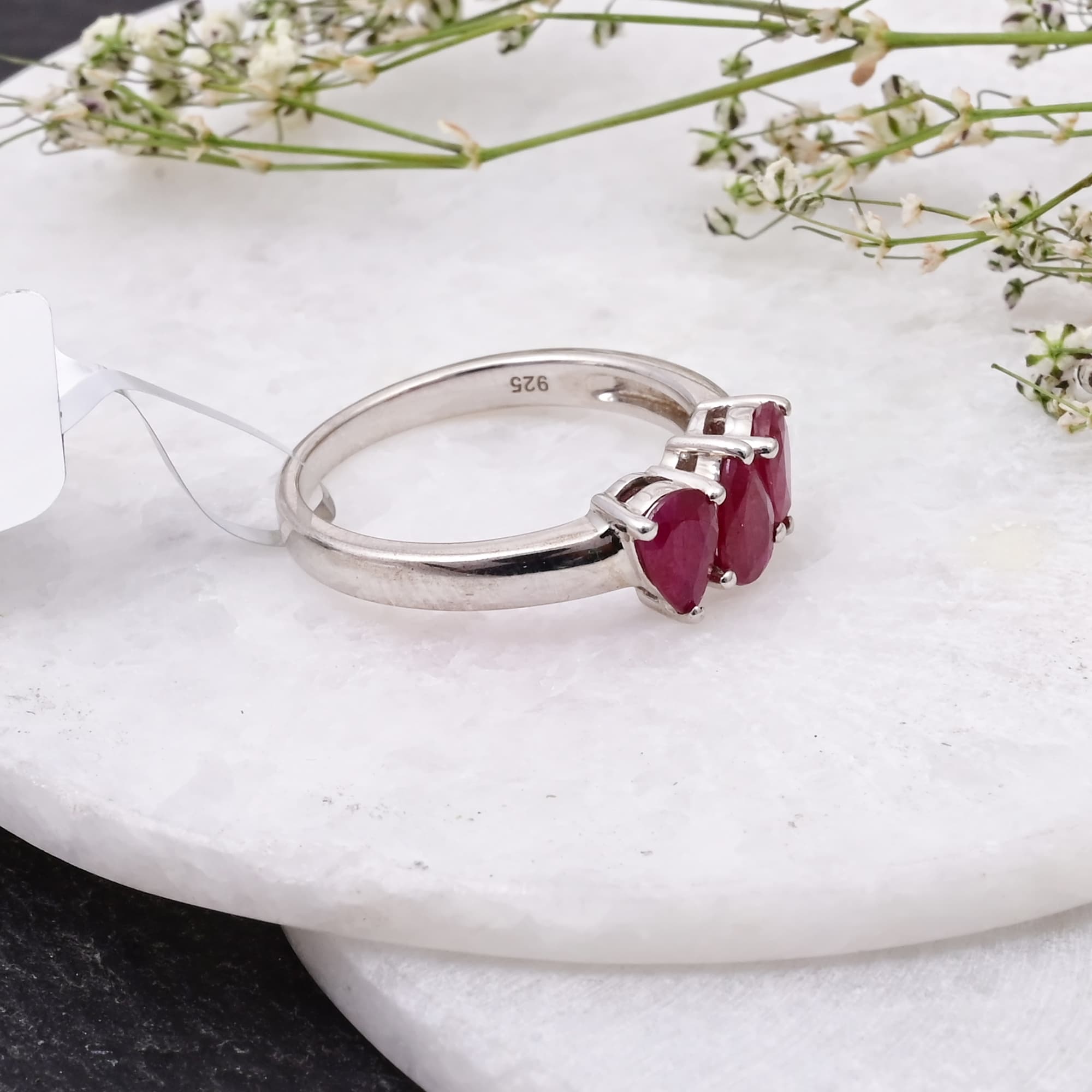 Ruby Trinity Ring