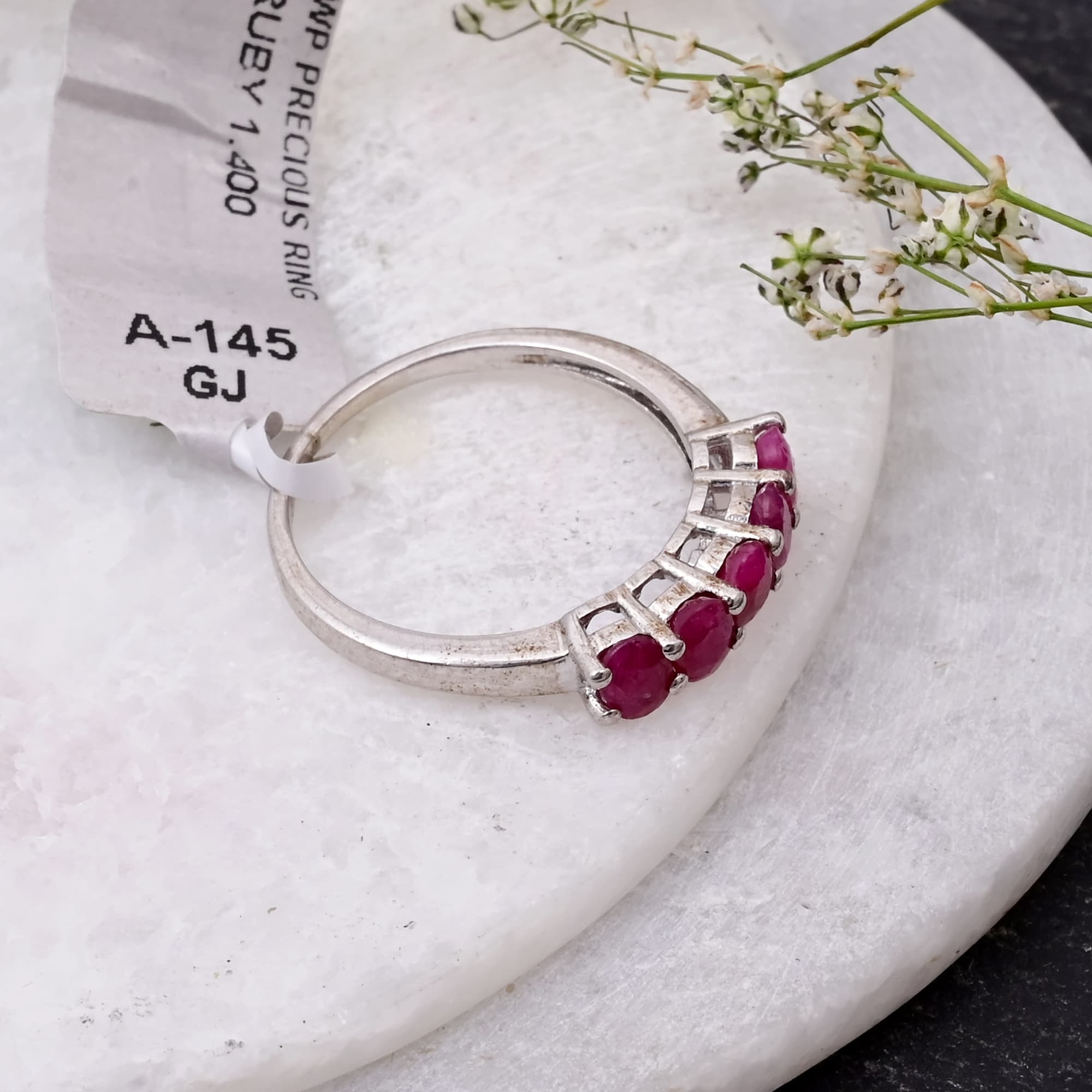 Ruby Harmony Band Ring