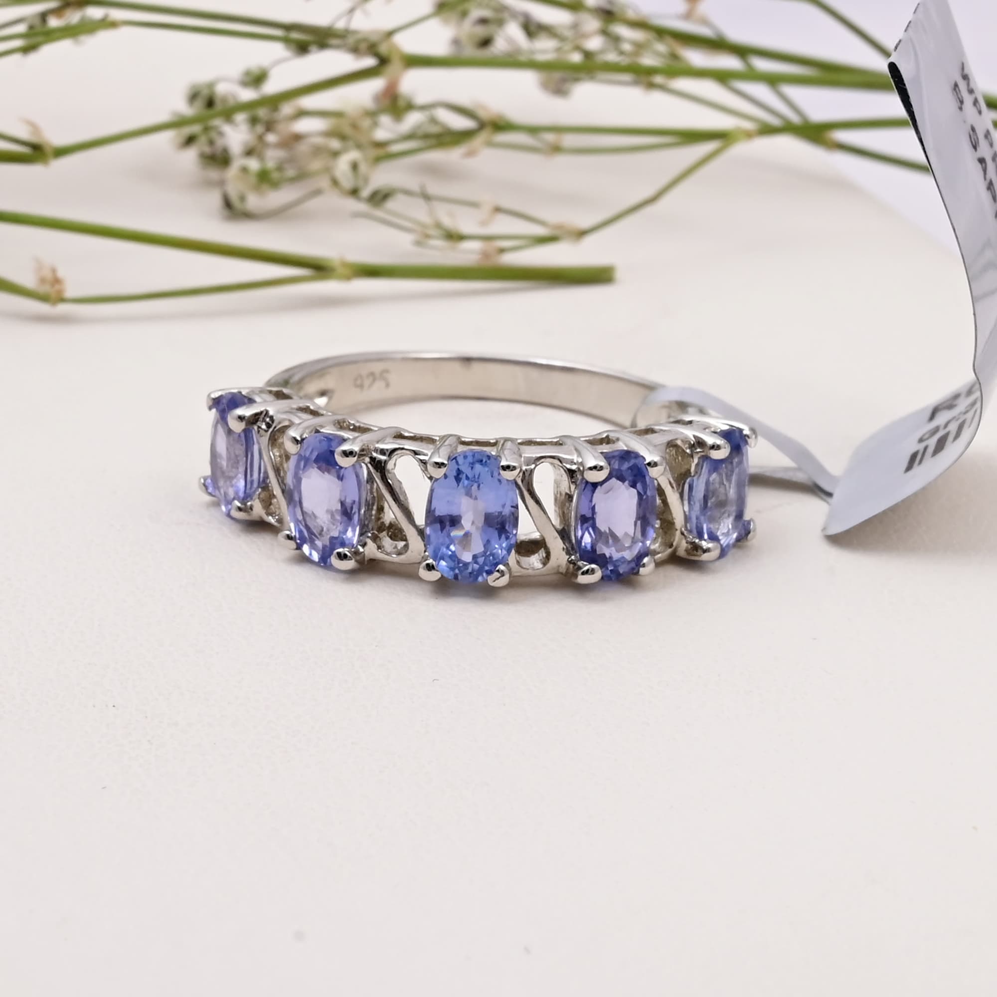 Twilight Sapphire Five-Stone Ring alternate view