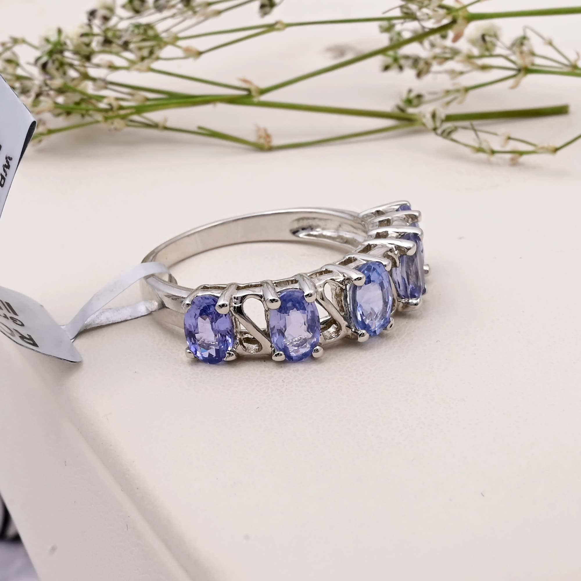 Twilight Sapphire Five-Stone Ring