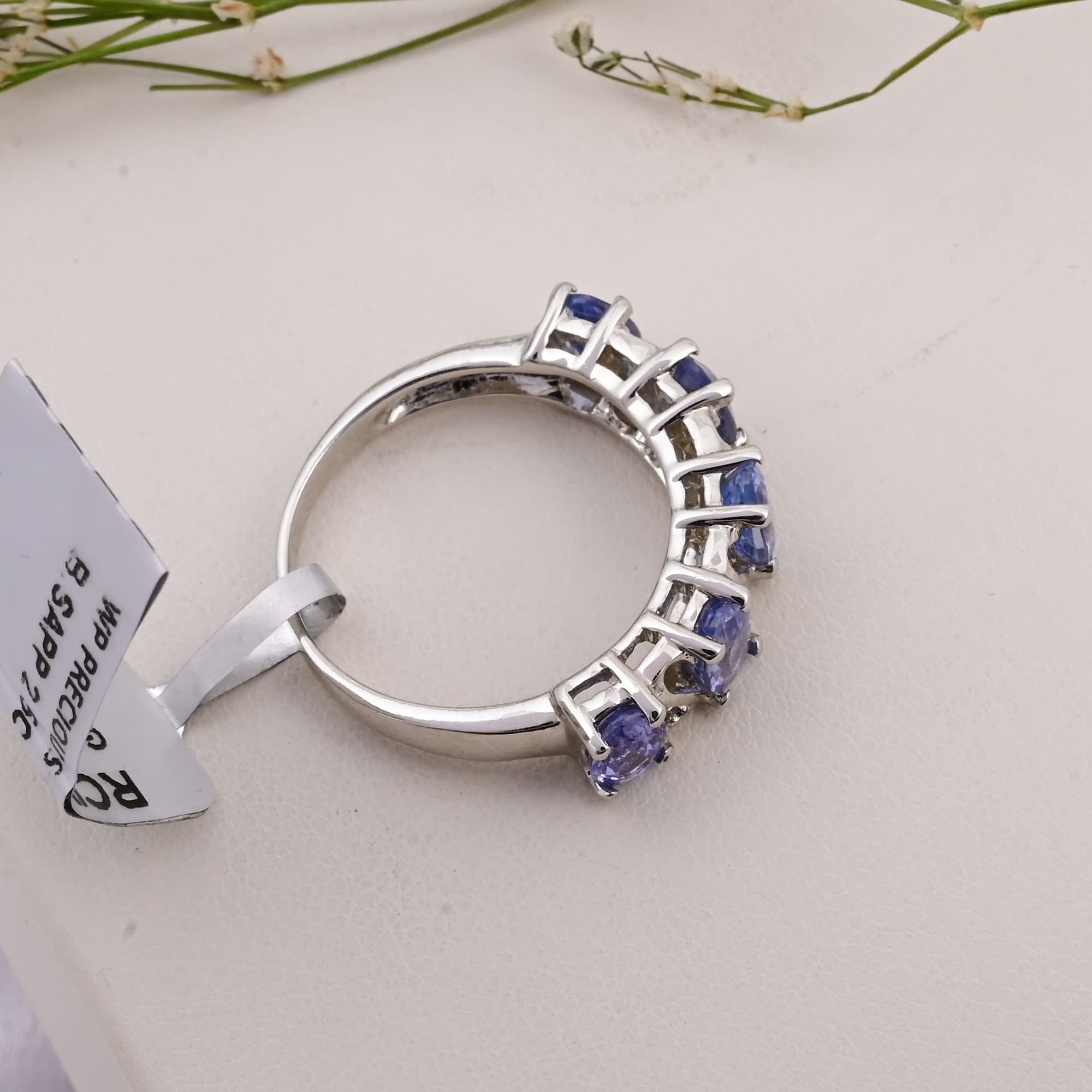 Twilight Sapphire Five-Stone Ring