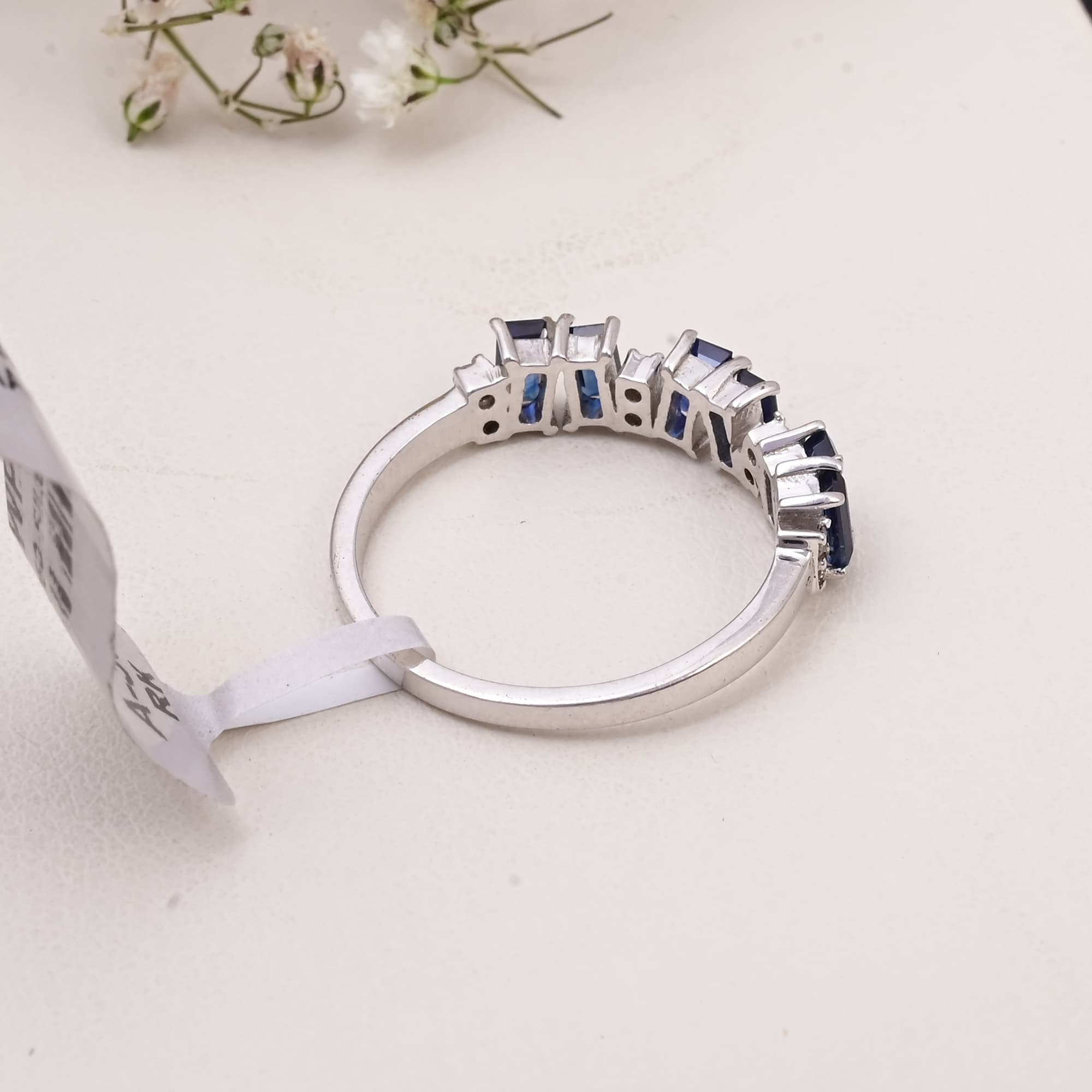 Regal Sapphire Baguette Band