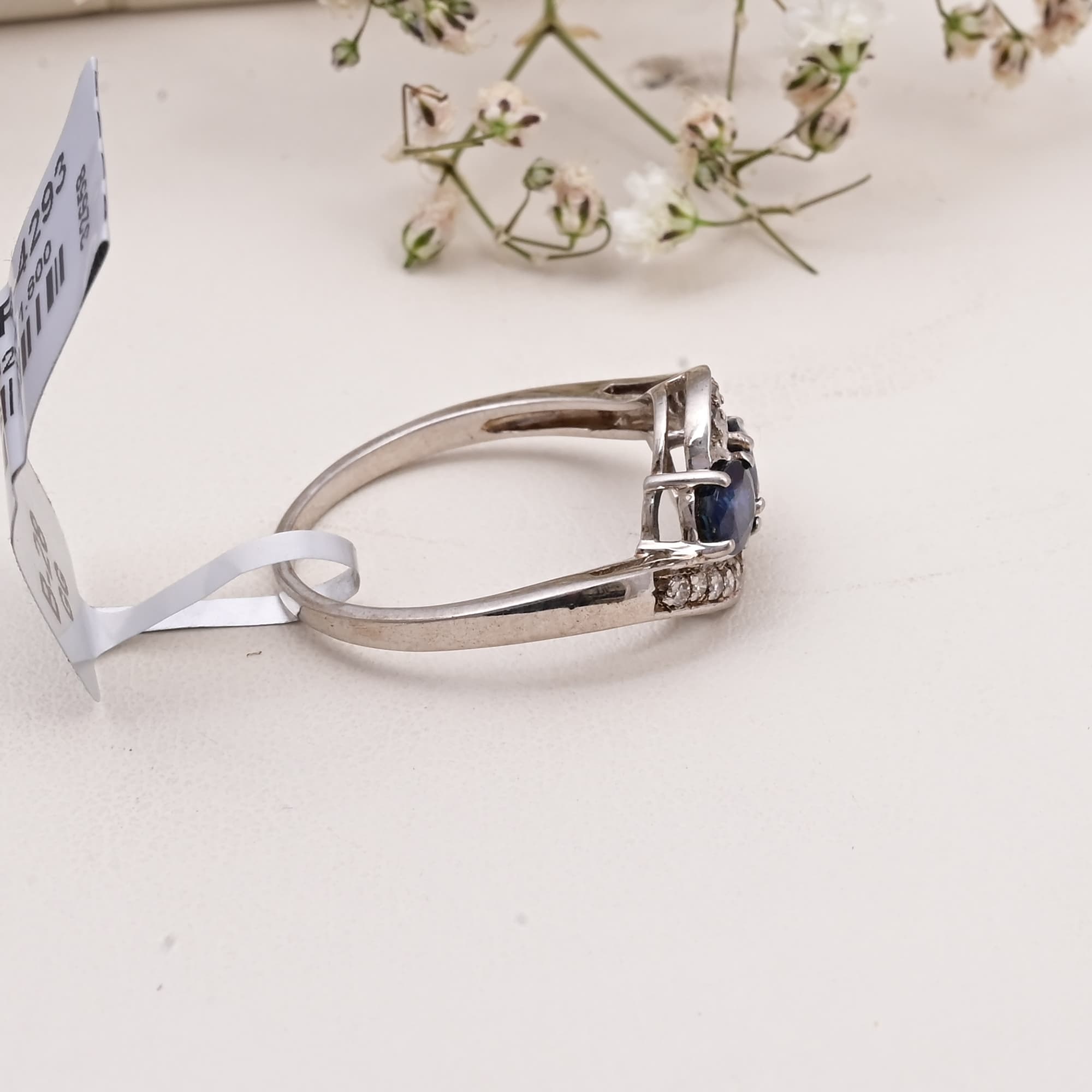 Twin Sapphire Embrace Ring alternate view