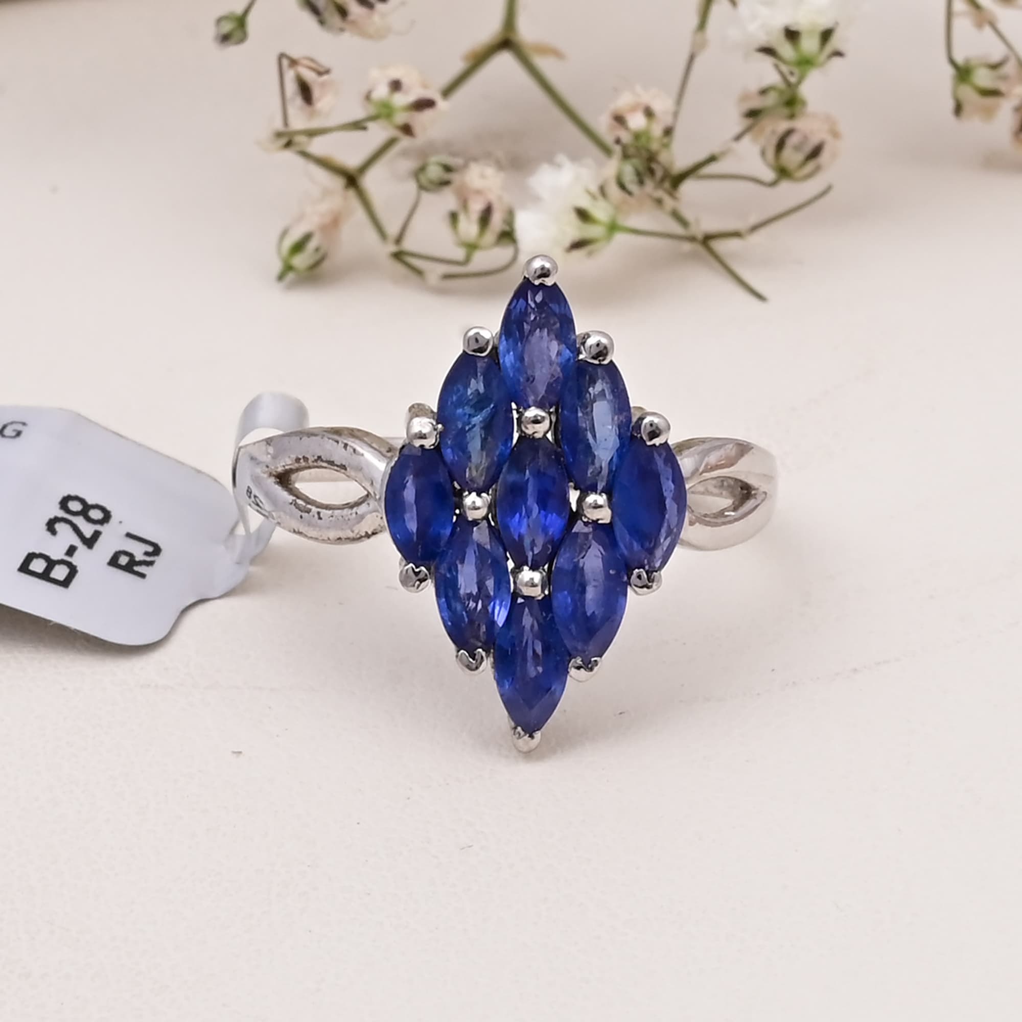 Regal Marquise Sapphire Ring