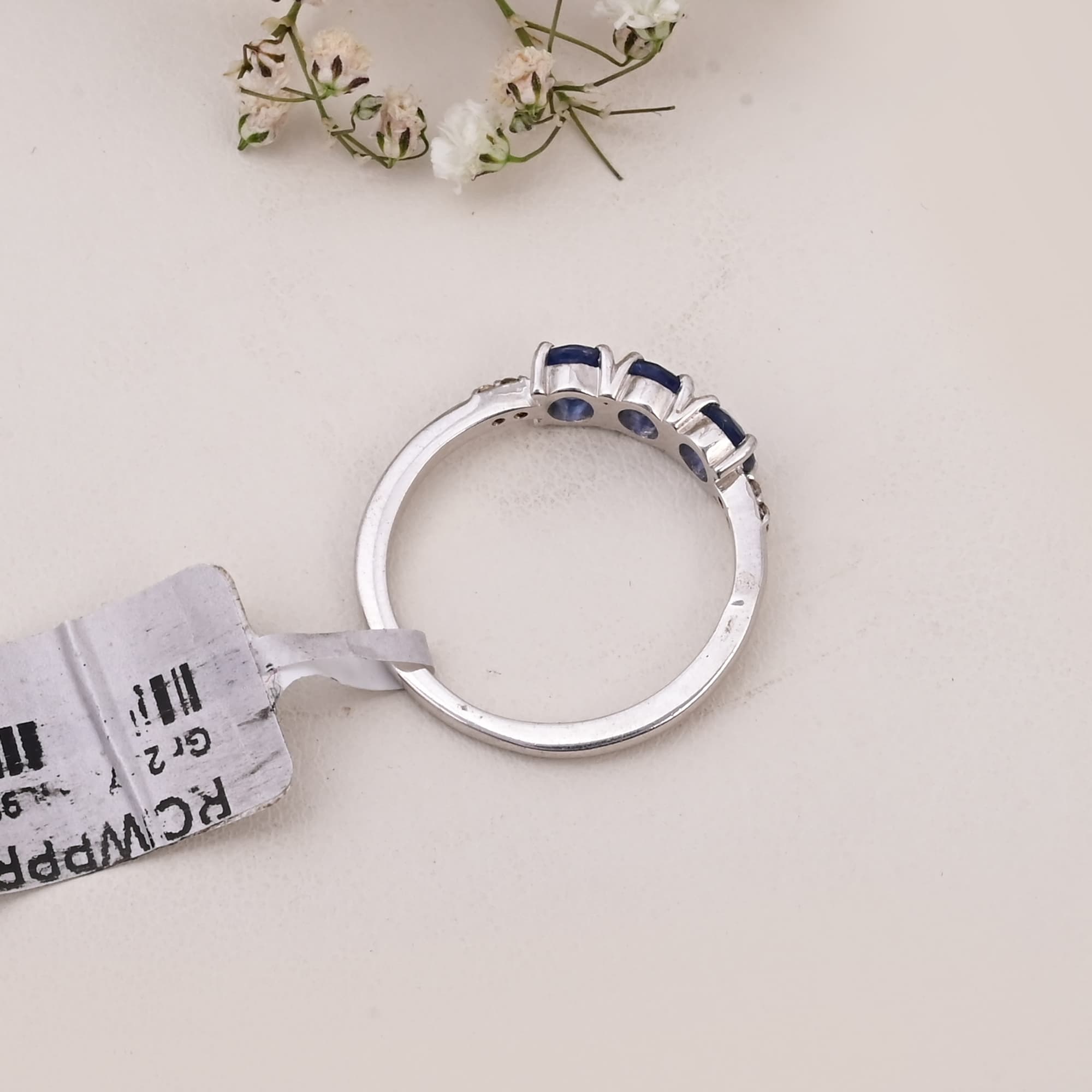 Trinity Sapphire Promise Ring