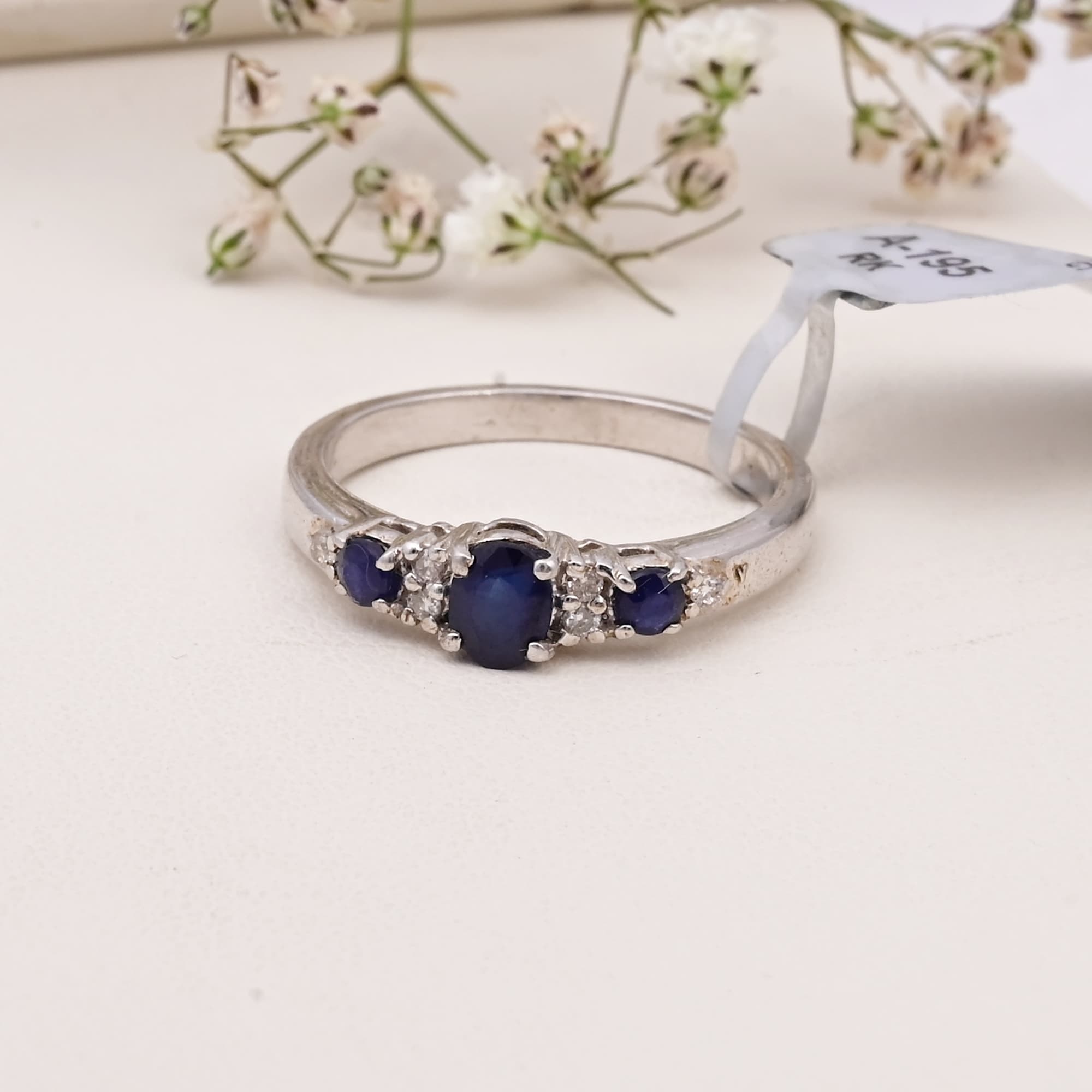 Royal Sapphire Trio Ring