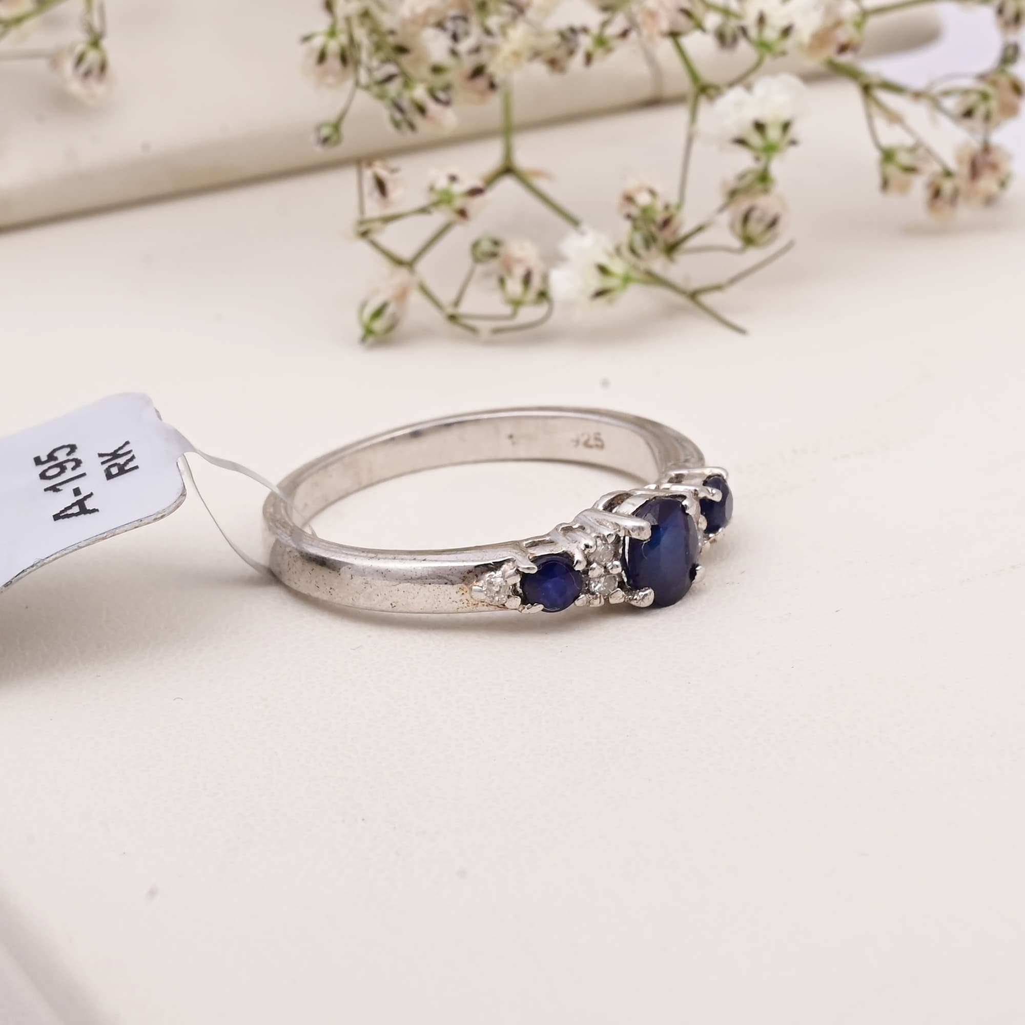 Royal Sapphire Trio Ring