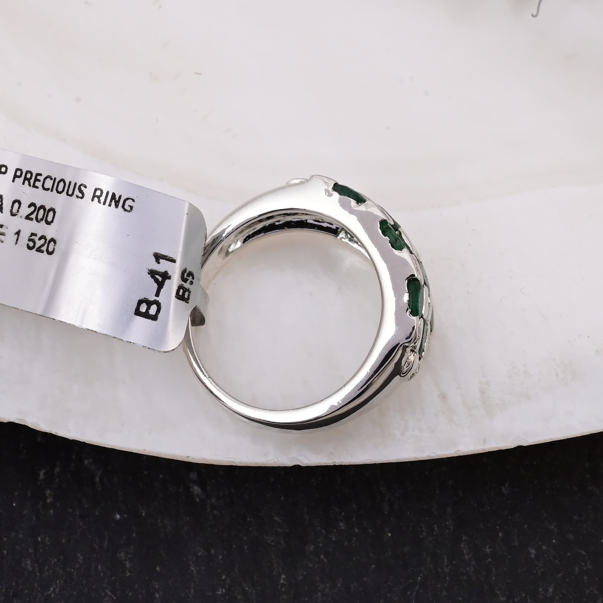 Emerald Heritage Mosaic Ring