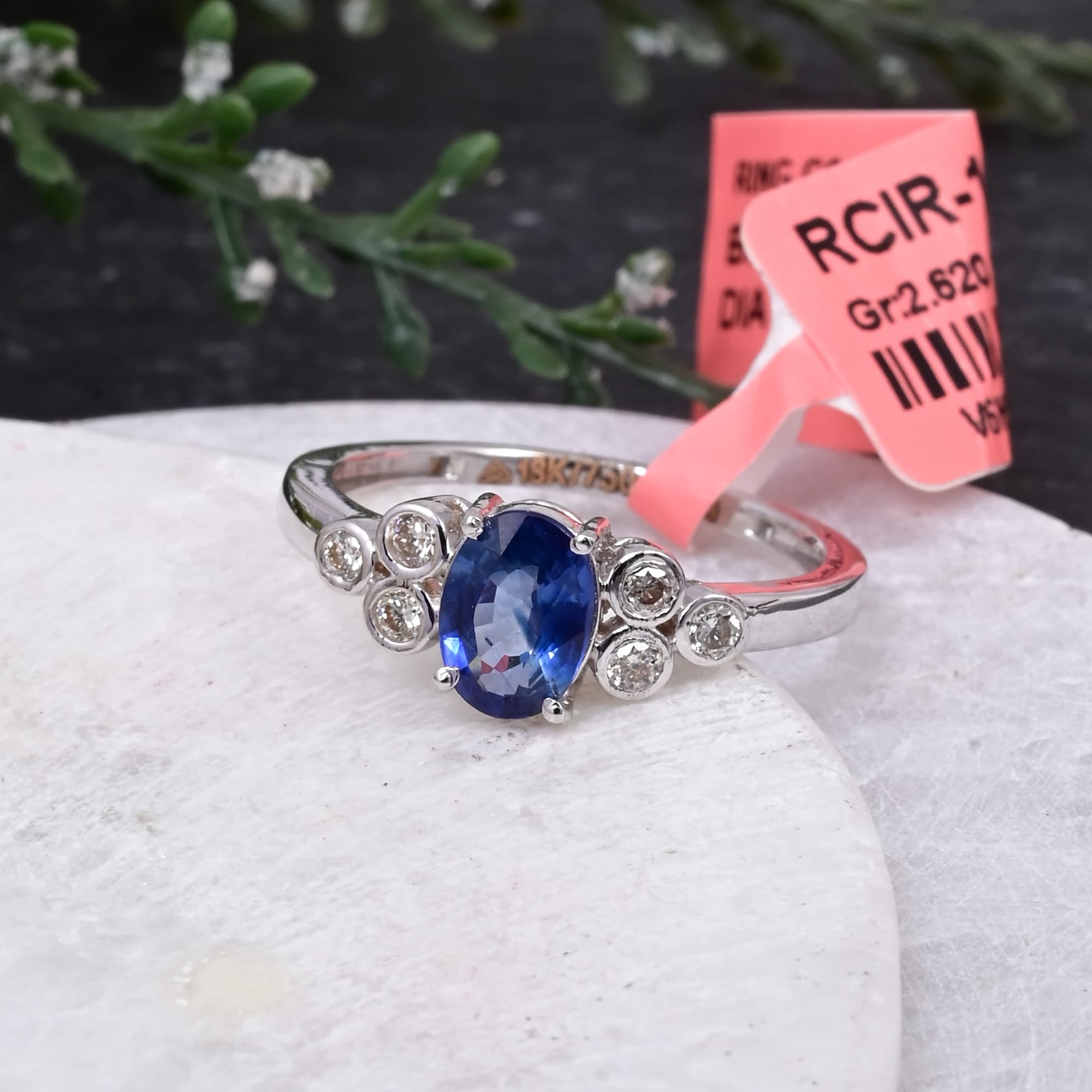 Celestial Sapphire Diamond Ring