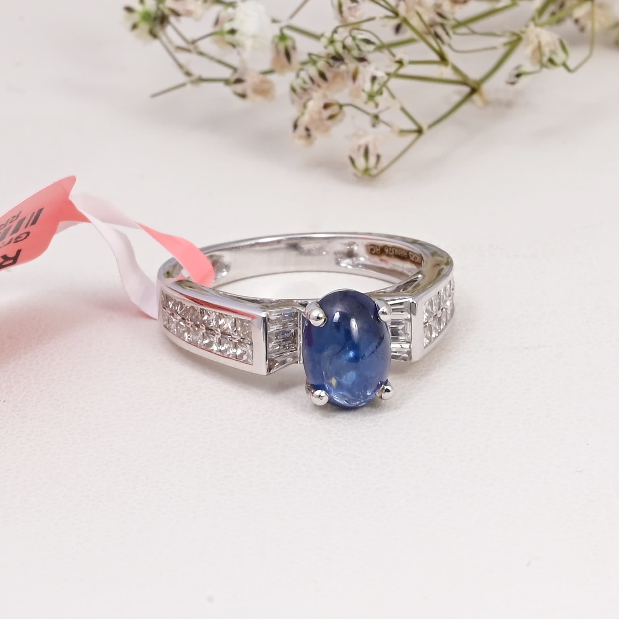 Imperial Sapphire Diamond Ring