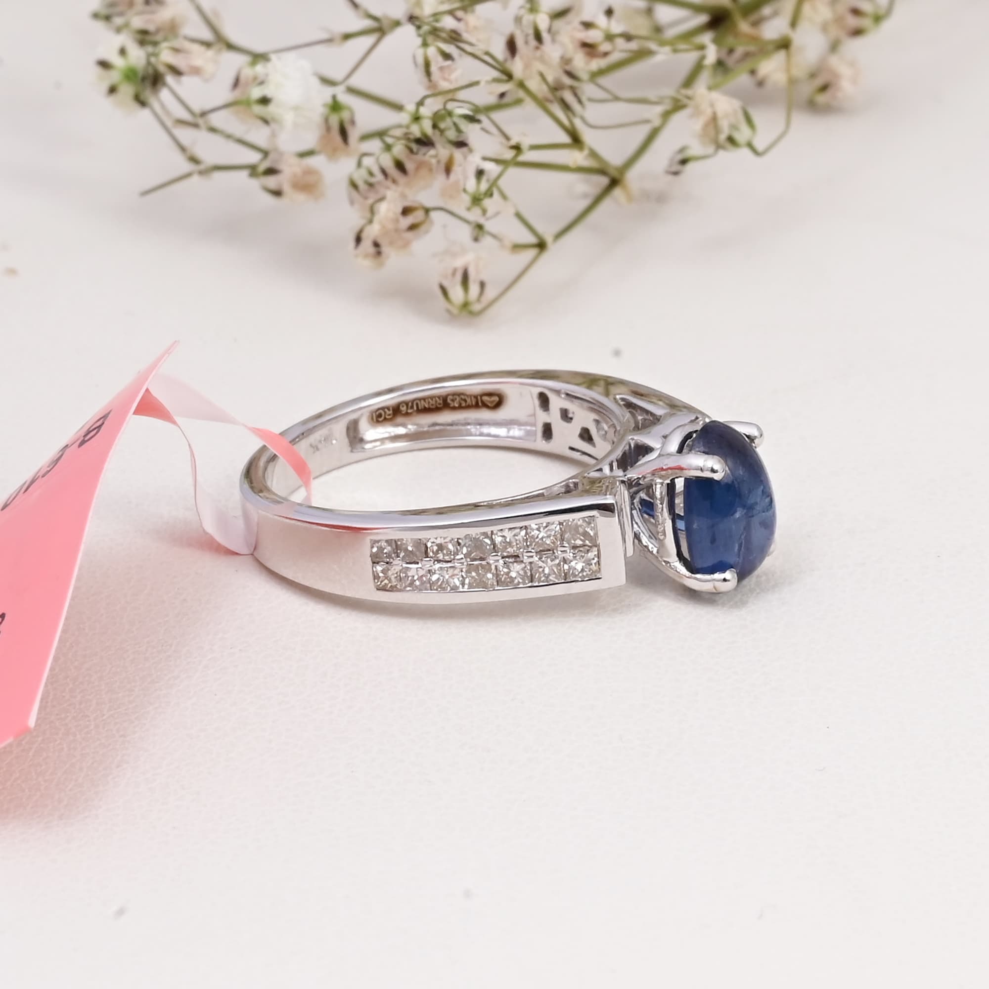 Imperial Sapphire Diamond Ring alternate view
