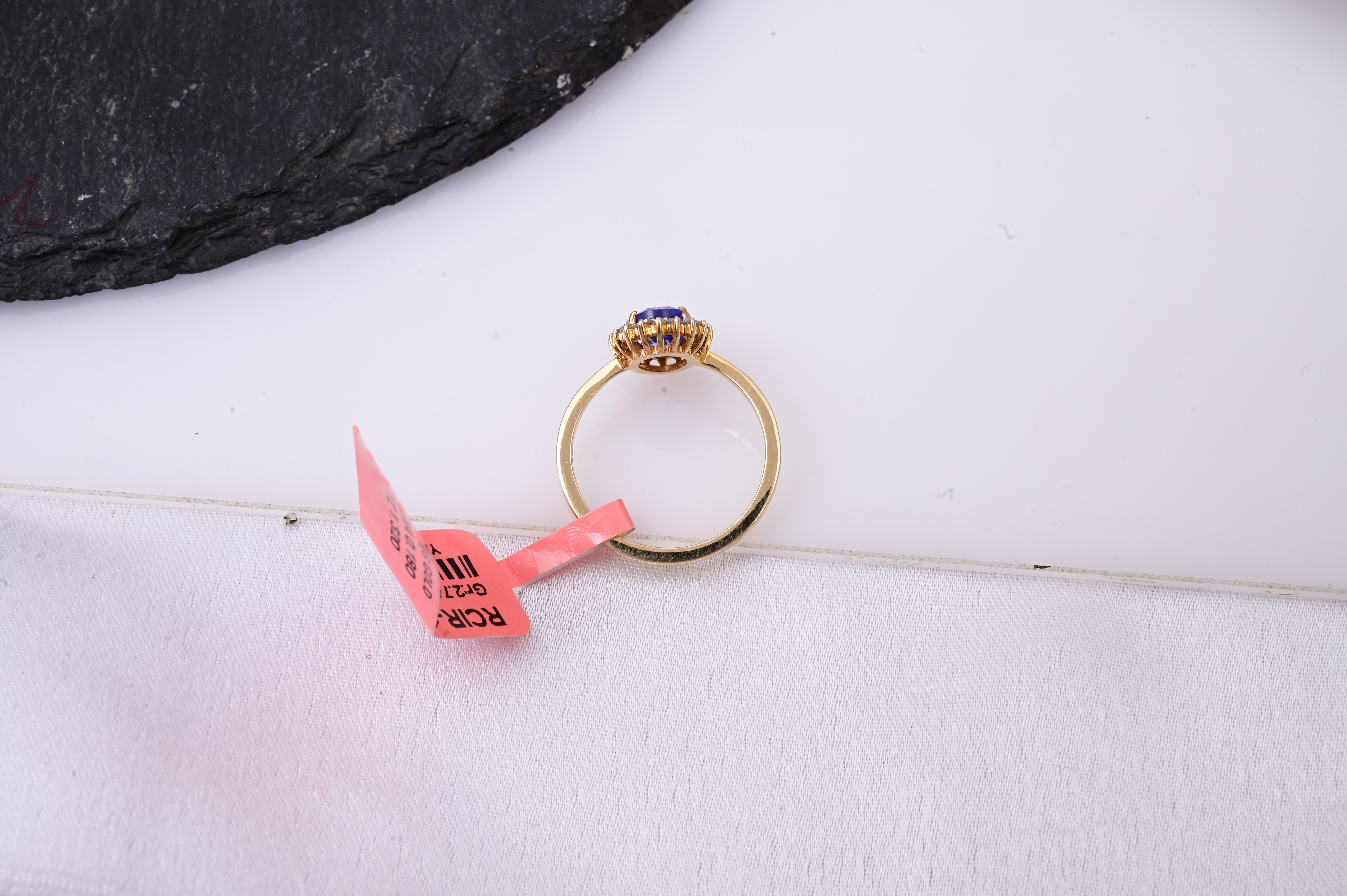 Royal Halo Tanzanite Ring