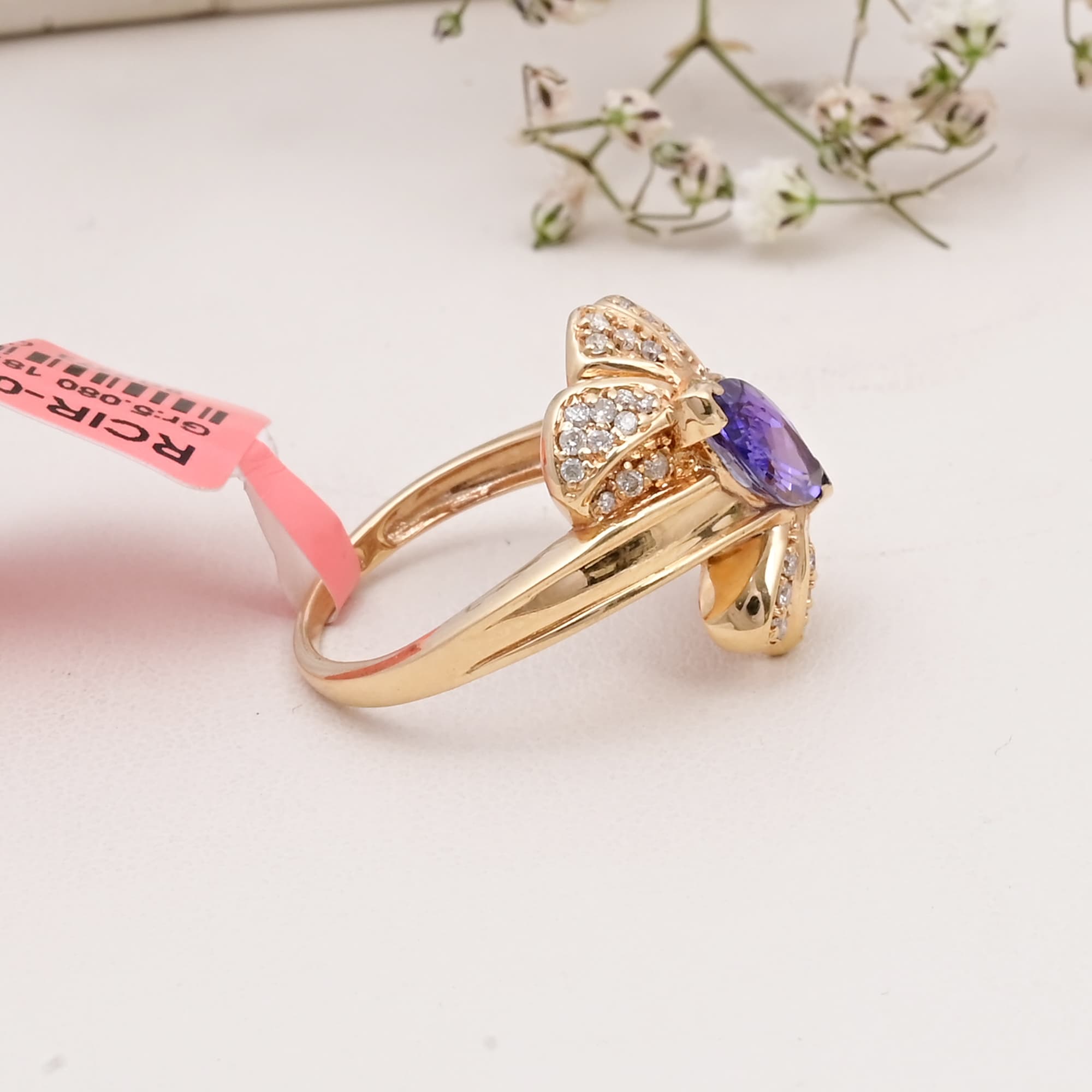 Regal Bloom Tanzanite Ring