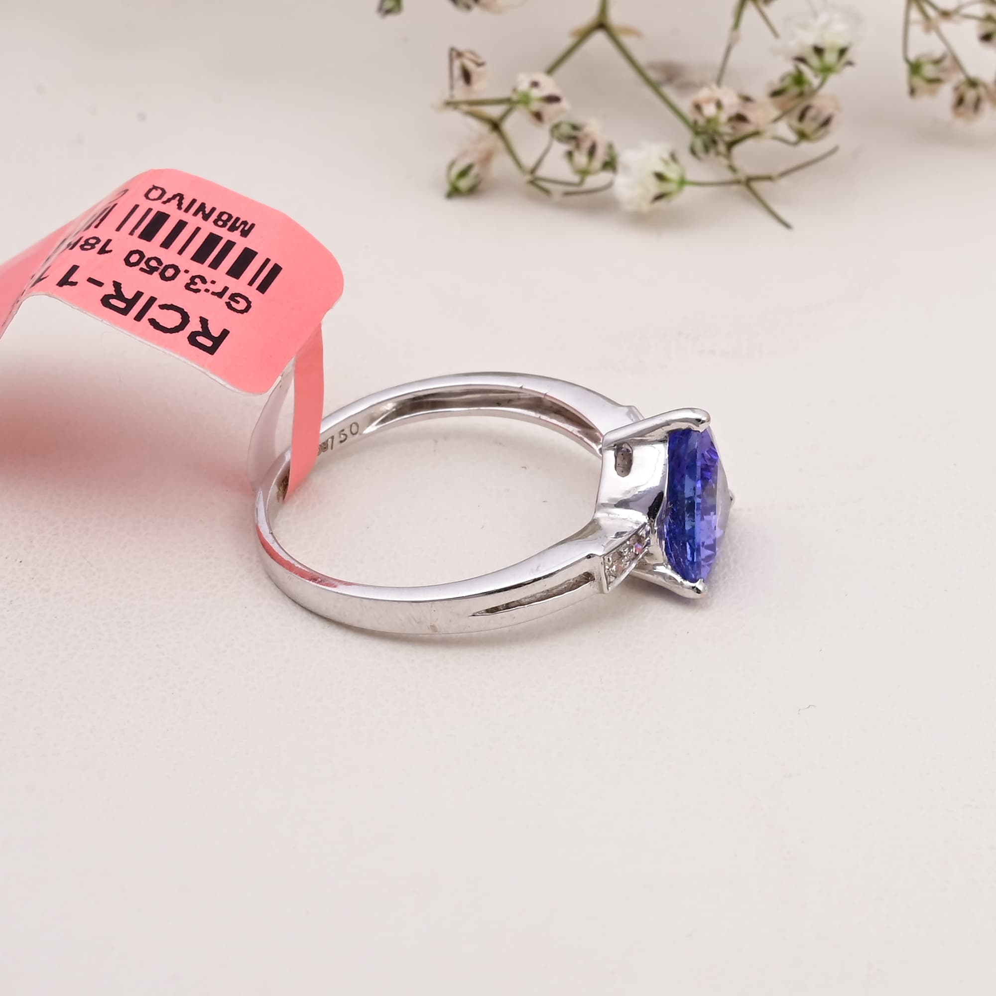 Trinity Tanzanite Solitaire Ring