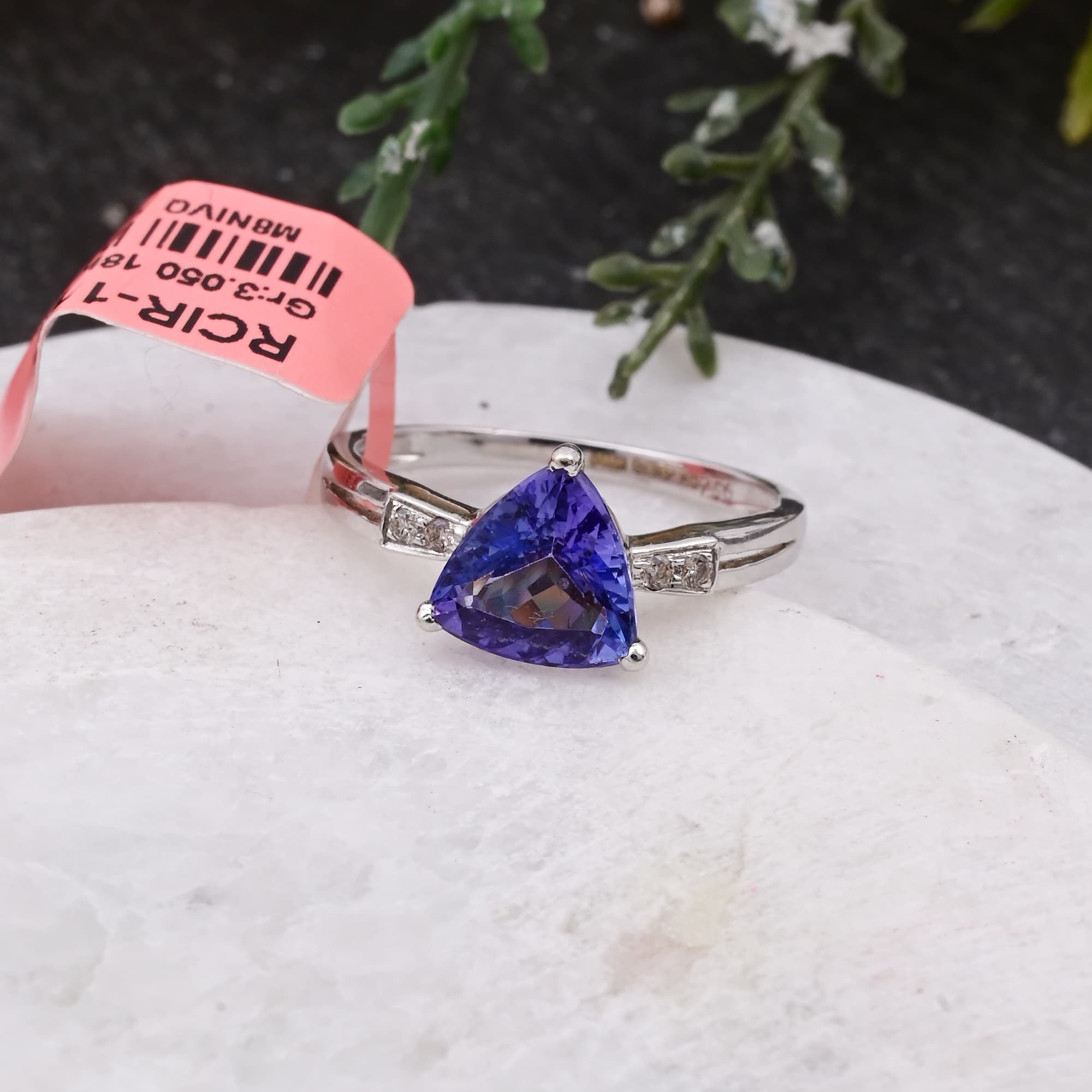 Trinity Tanzanite Solitaire Ring