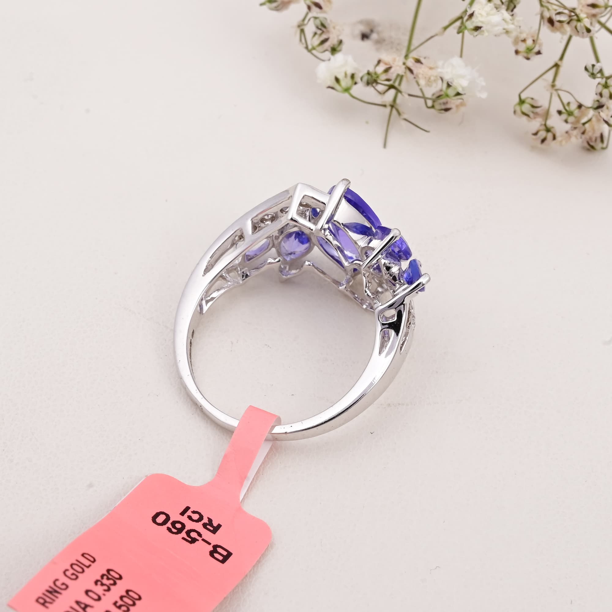 Majestic Bloom Tanzanite Ring
