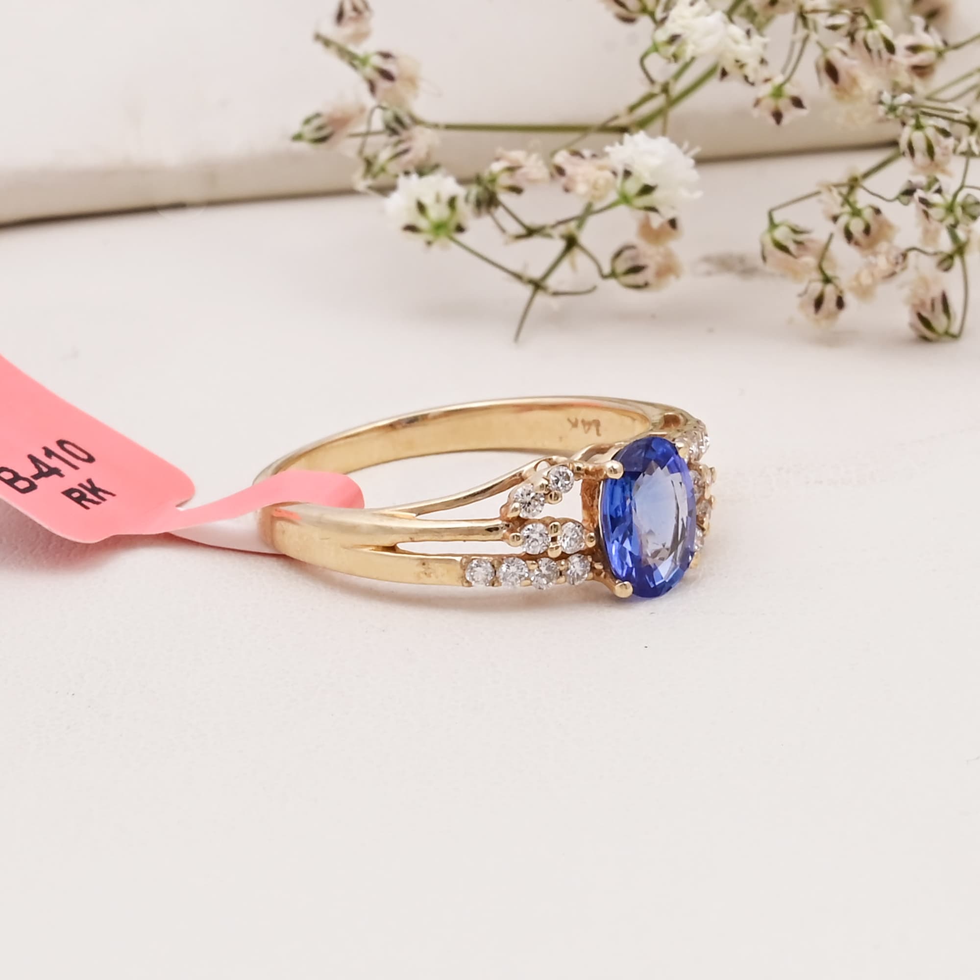 Celestial Spark Tanzanite Ring alternate view